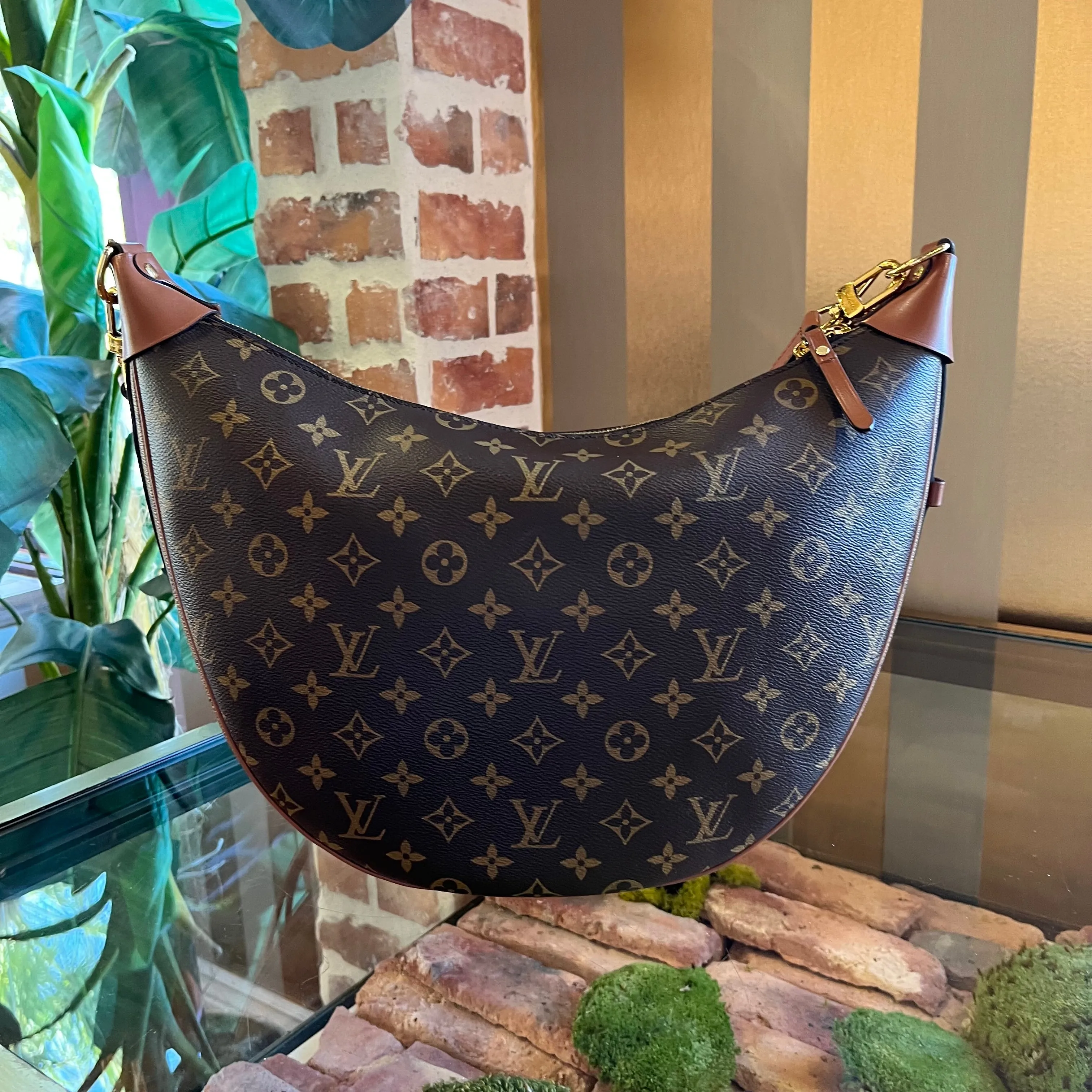 LOUIS VUITTON Loop Monogram Hobo
