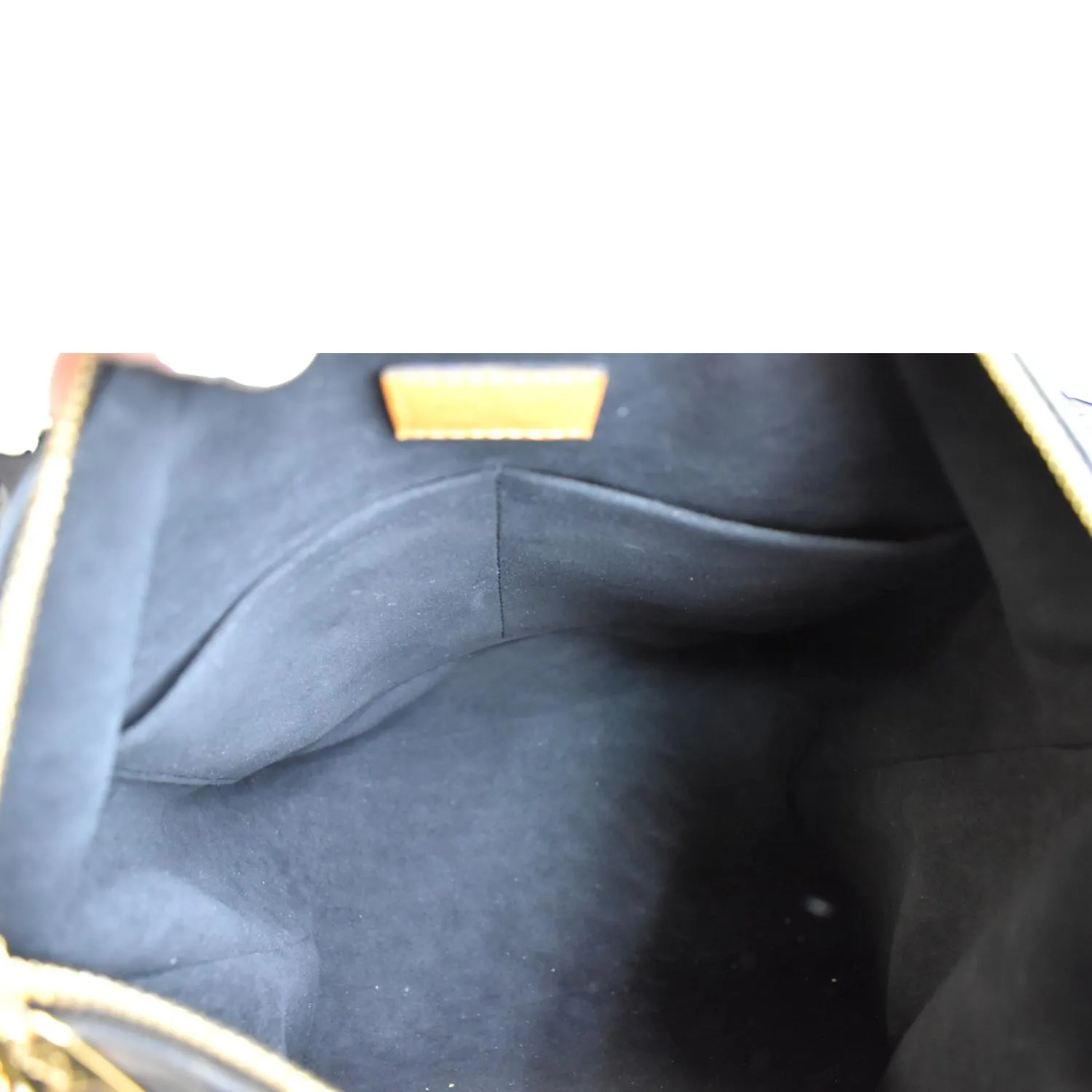 LOUIS VUITTON Maida Damier Ebene Hobo Bag Noir