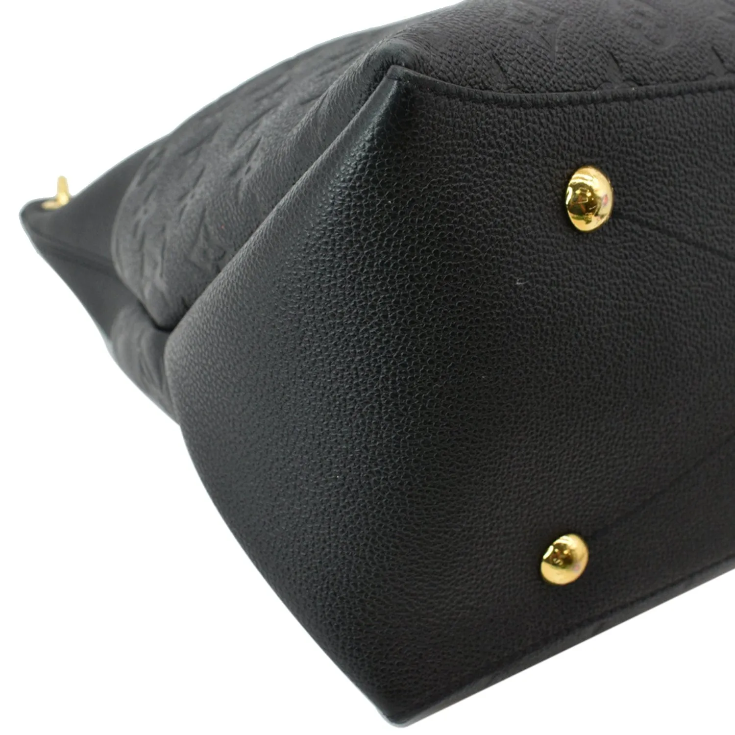 LOUIS VUITTON Maida Monogram Empreinte Leather Hobo Bag Black