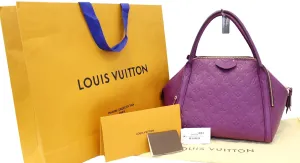 LOUIS VUITTON Marais MM Amethyste Monogram Empreinte Bag