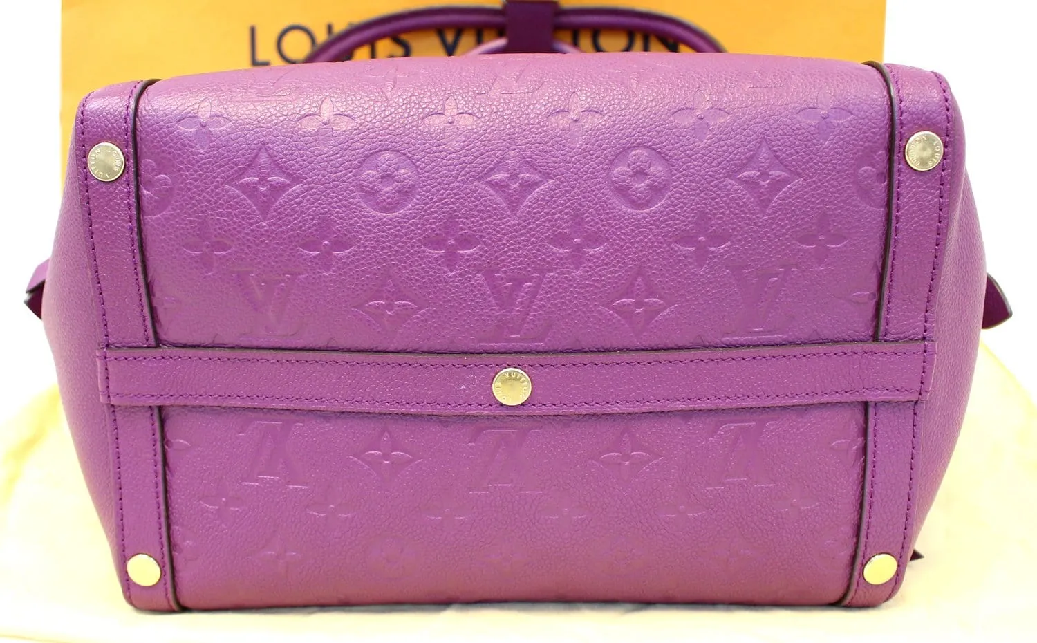 LOUIS VUITTON Marais MM Amethyste Monogram Empreinte Bag