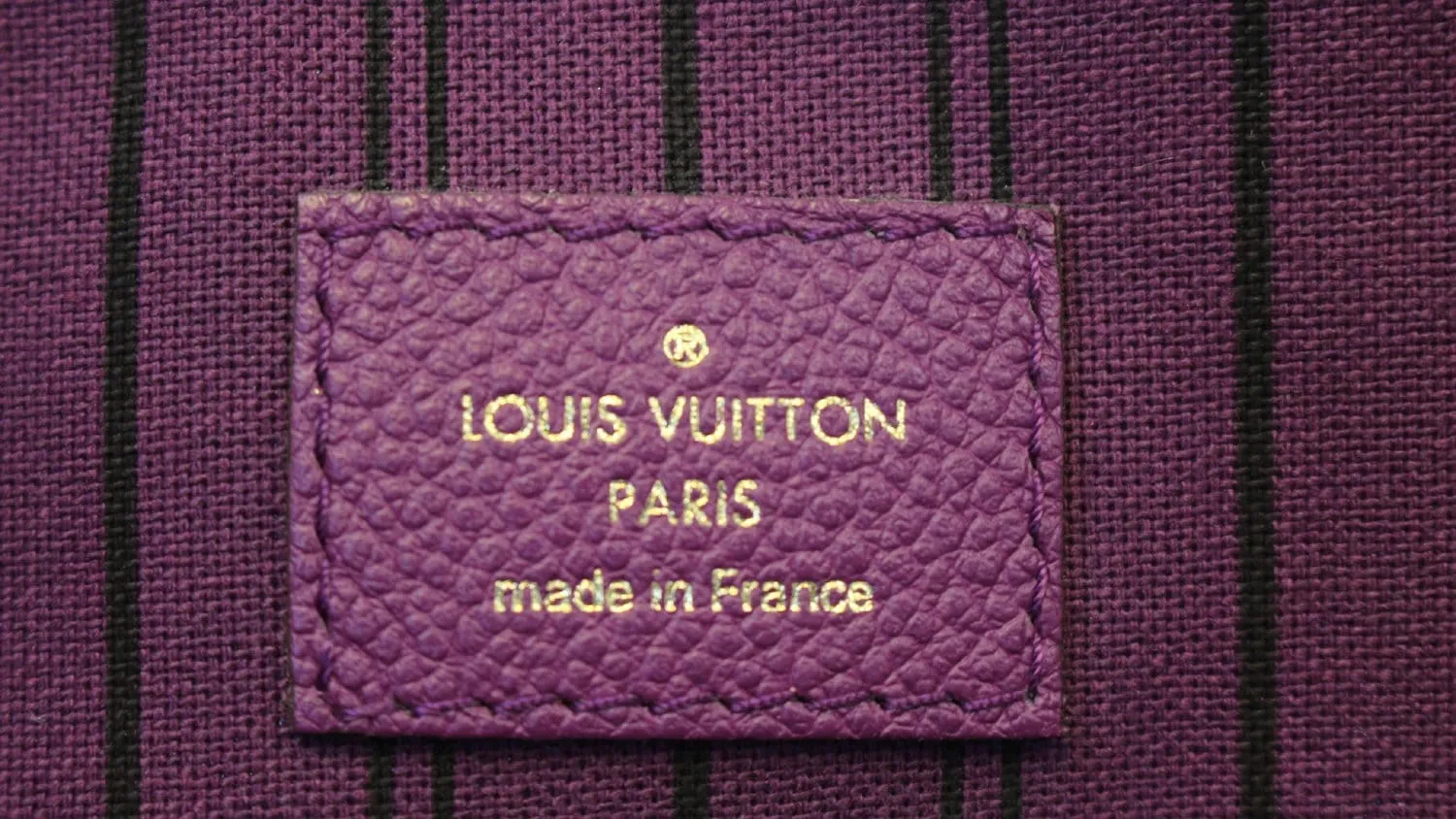 LOUIS VUITTON Marais MM Amethyste Monogram Empreinte Bag