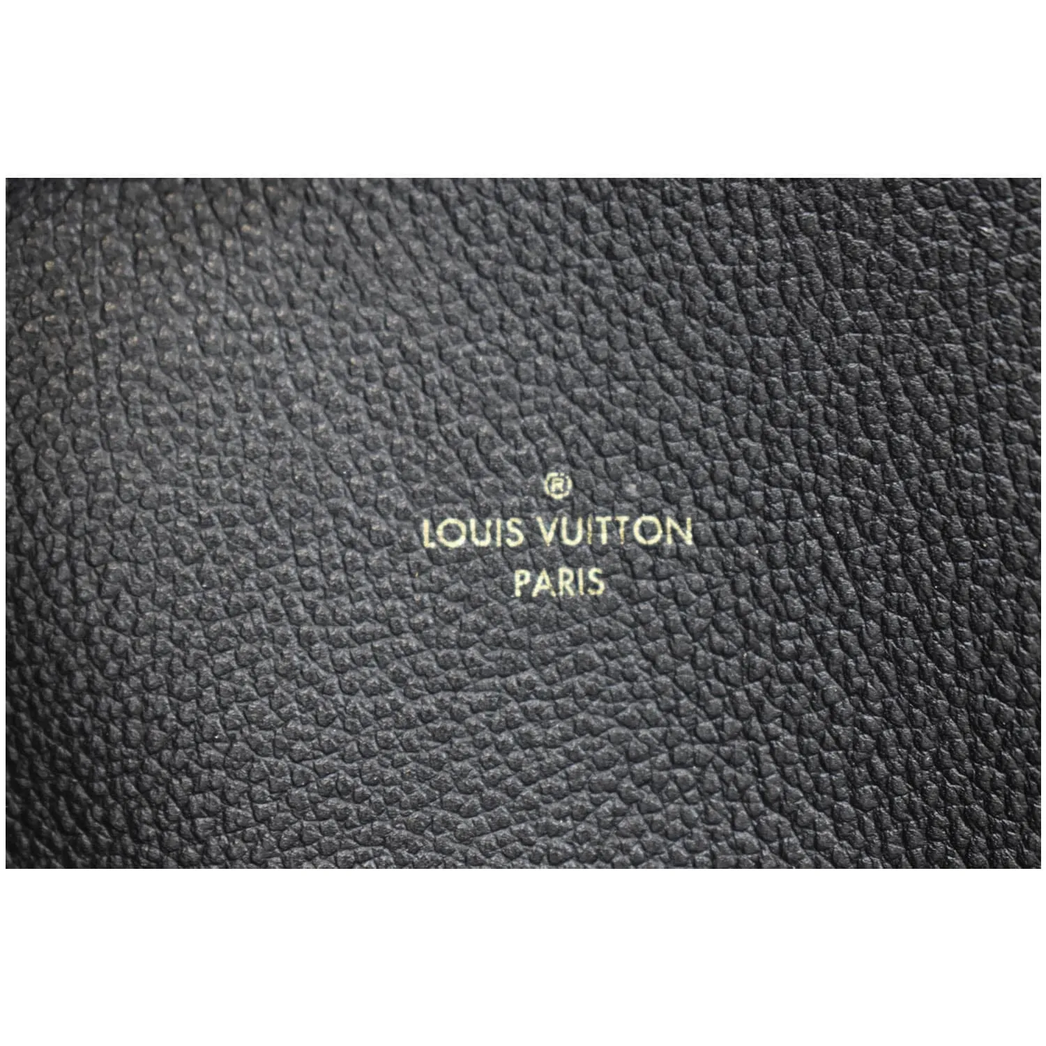 LOUIS VUITTON Melie Empreinte Leather Hobo Shoulder Bag Black