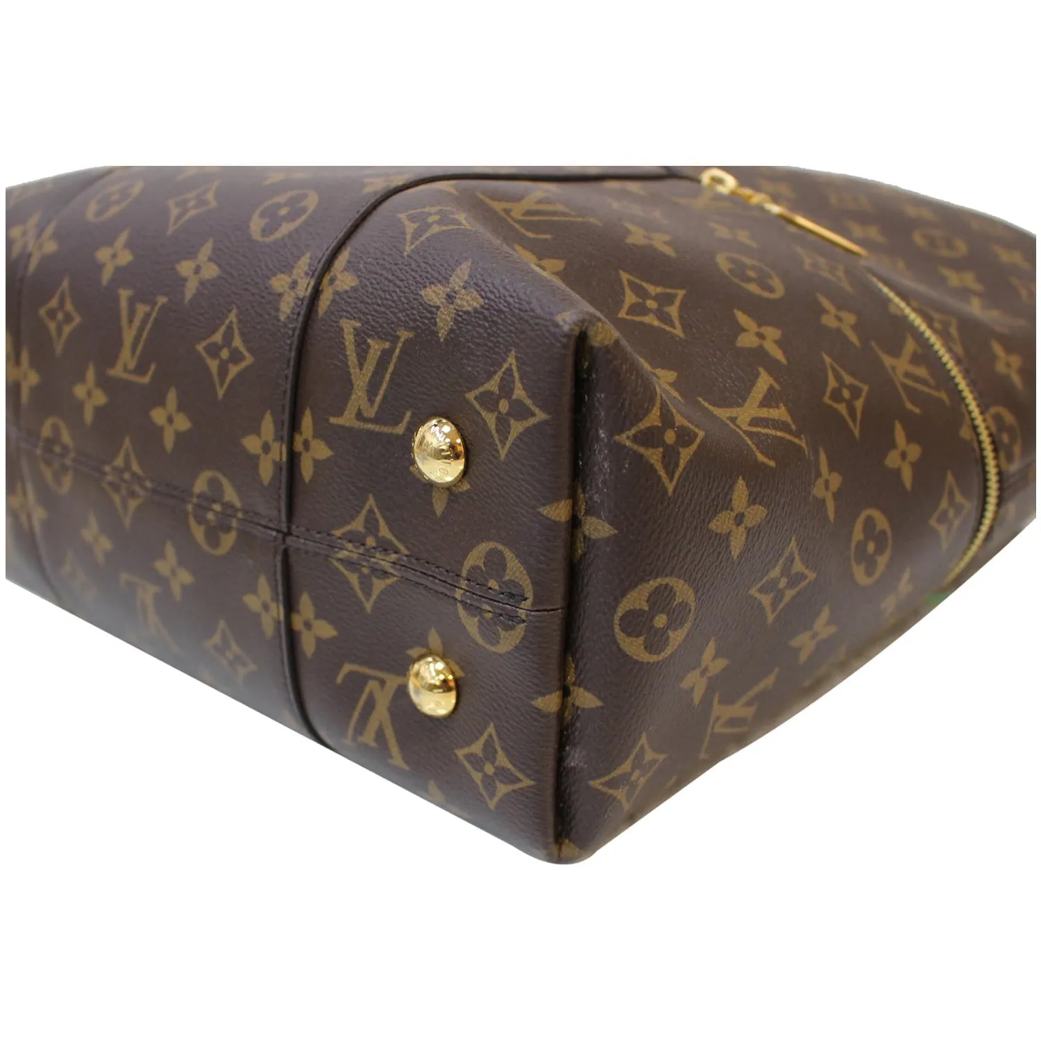 LOUIS VUITTON Melie Monogram Canvas Hobo Shoulder Bag Brown