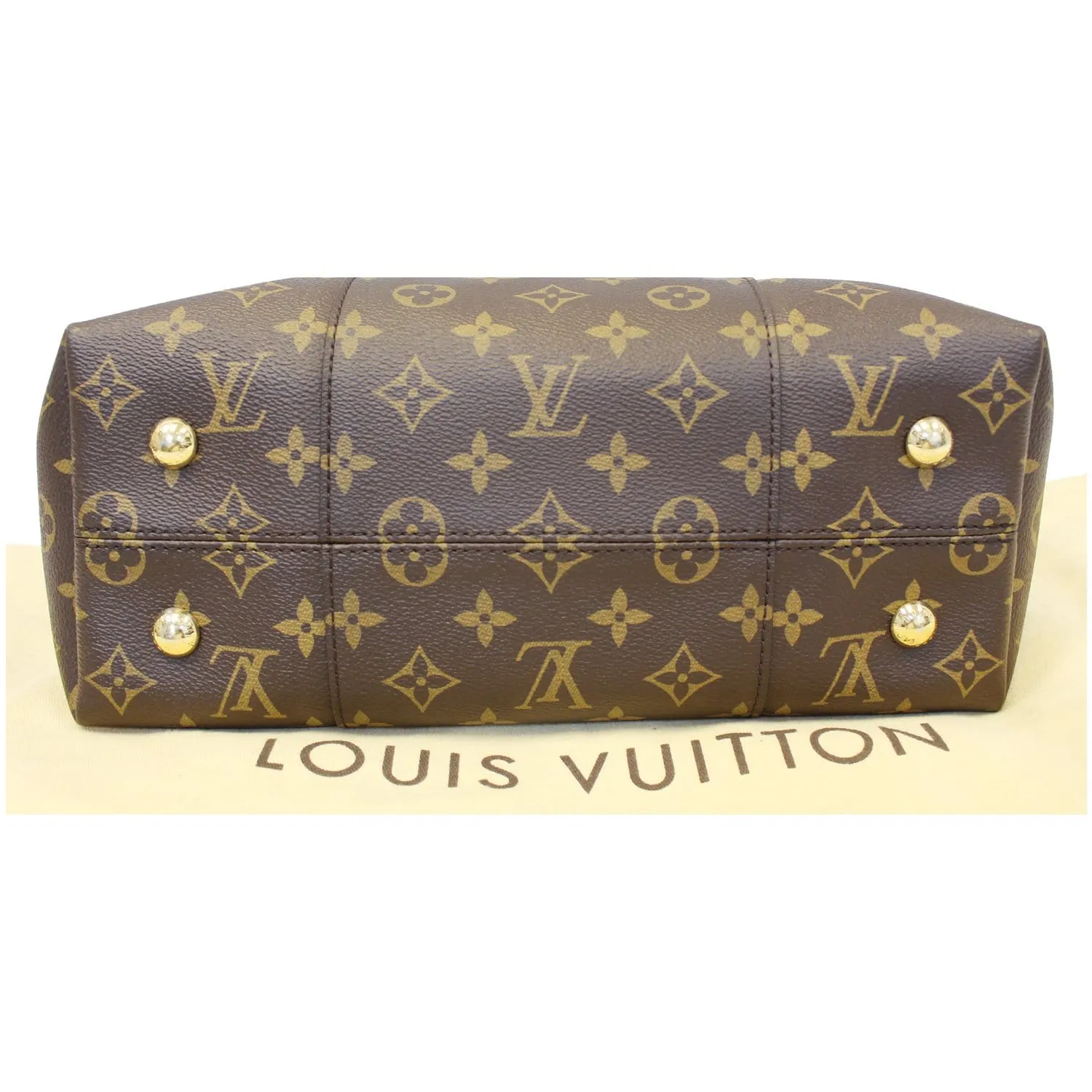 LOUIS VUITTON Melie Monogram Canvas Hobo Shoulder Bag Brown