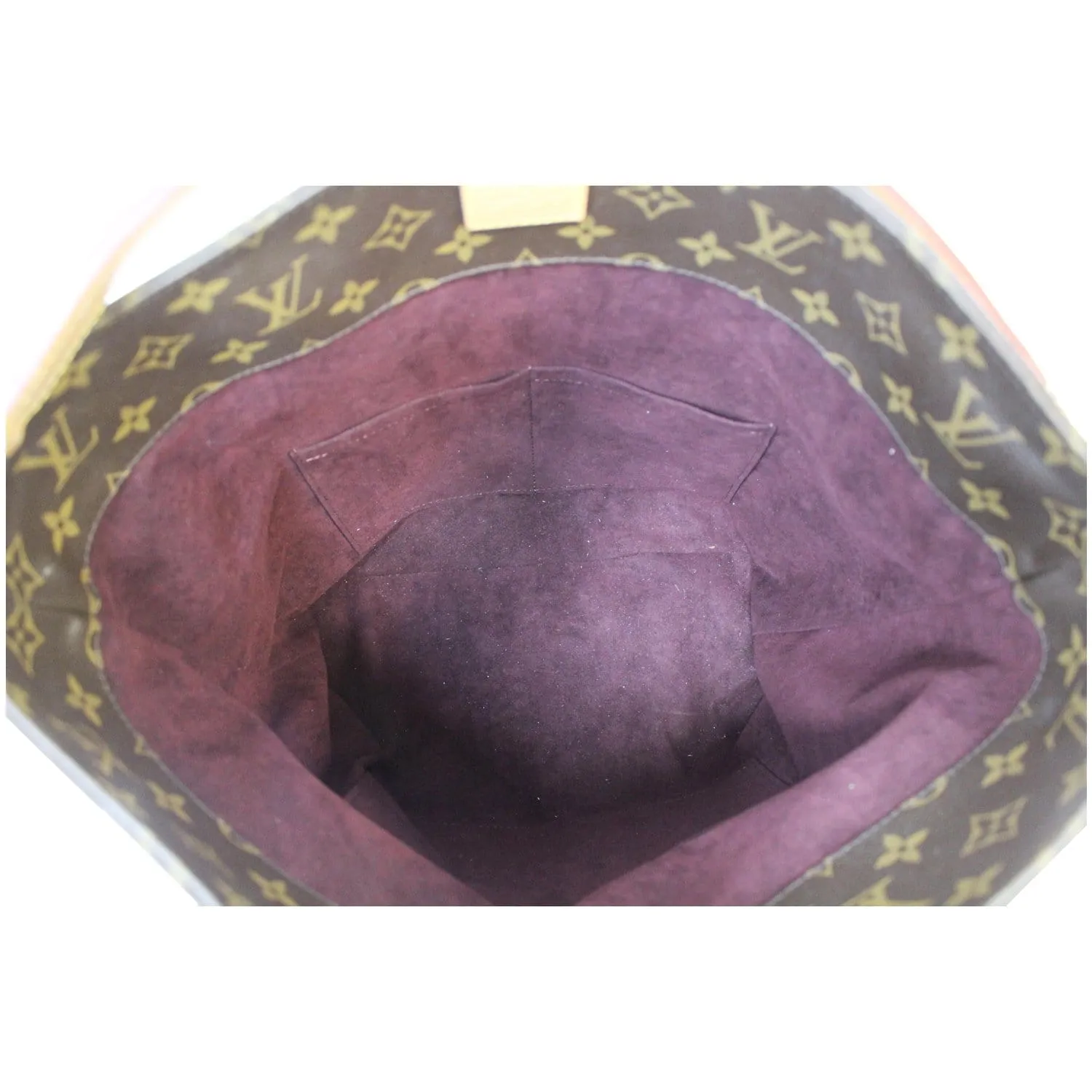 LOUIS VUITTON Melie Monogram Canvas Hobo Shoulder Bag Brown