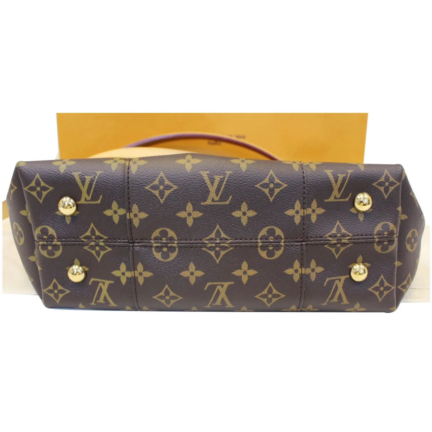 LOUIS VUITTON Melie Monogram Canvas Hobo Shoulder Bag Brown
