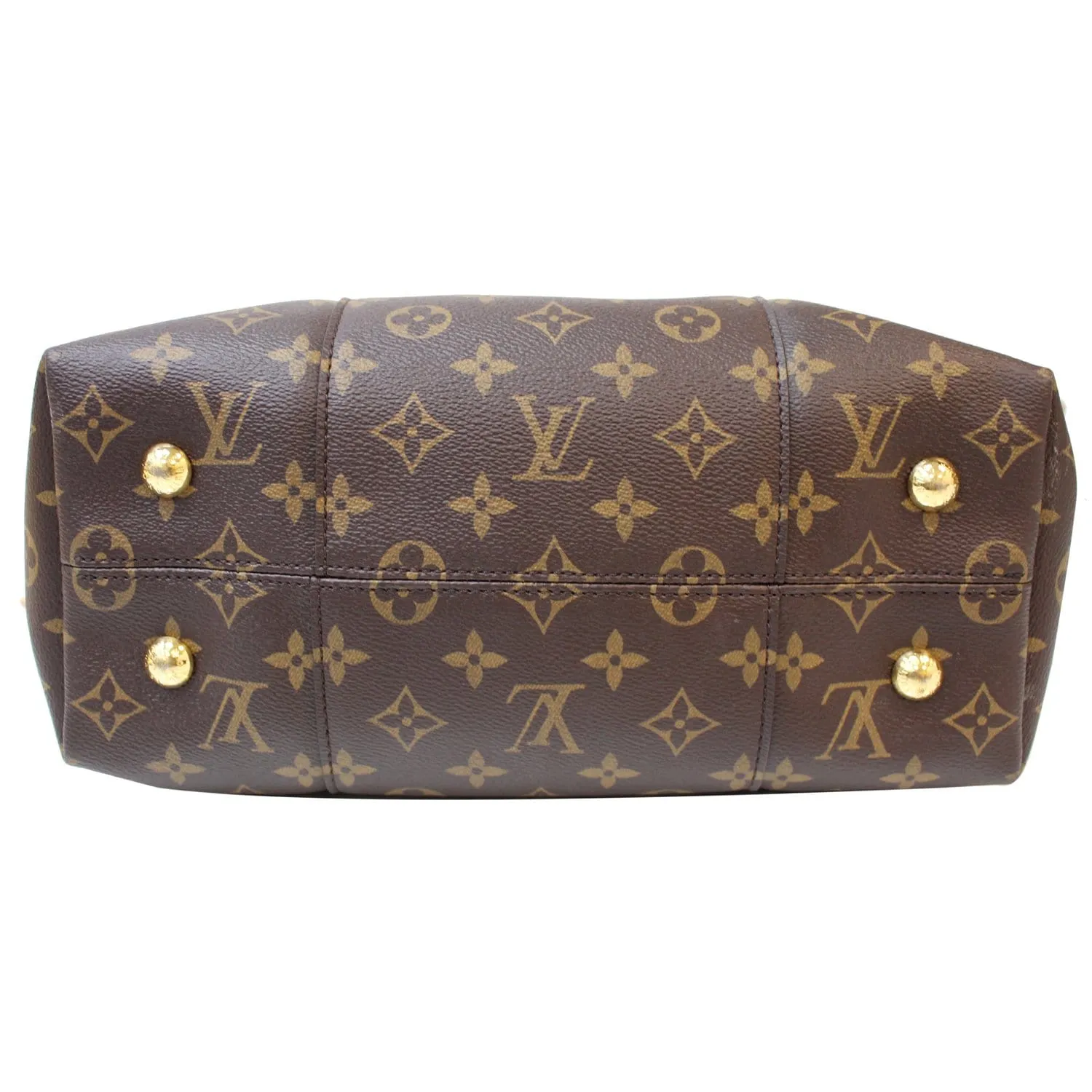 LOUIS VUITTON Melie Monogram Canvas Hobo Shoulder Bag Brown