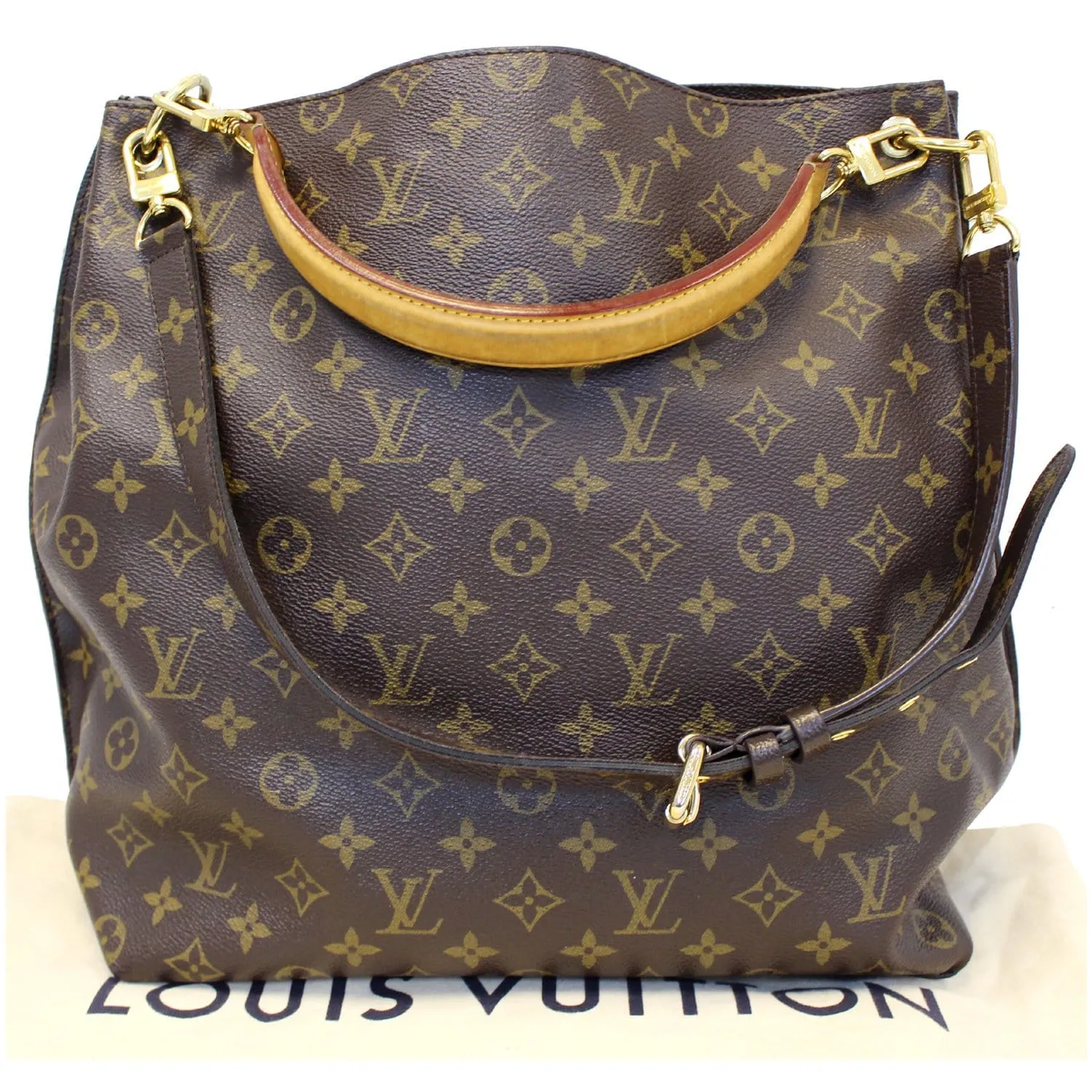 LOUIS VUITTON Metis Hobo Monogram Canvas Shoulder Bag Brown