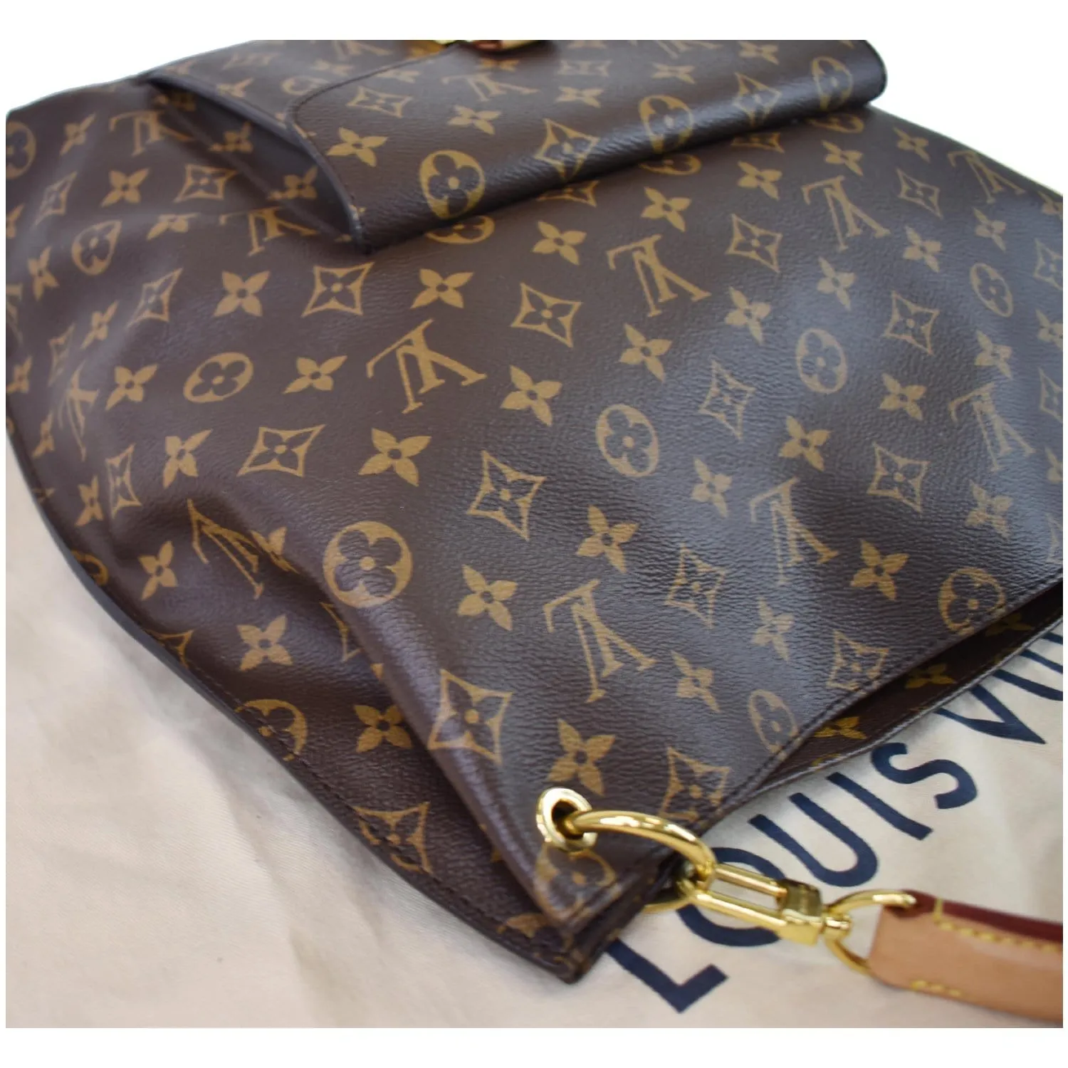 LOUIS VUITTON Metis Hobo Monogram Canvas Shoulder Bag Brown