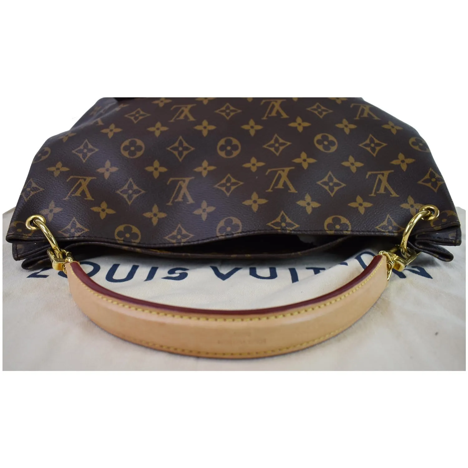 LOUIS VUITTON Metis Hobo Monogram Canvas Shoulder Bag Brown