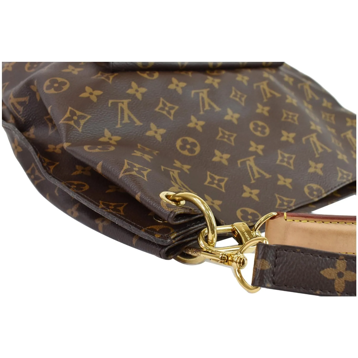 LOUIS VUITTON Metis Hobo Monogram Canvas Shoulder Bag Brown