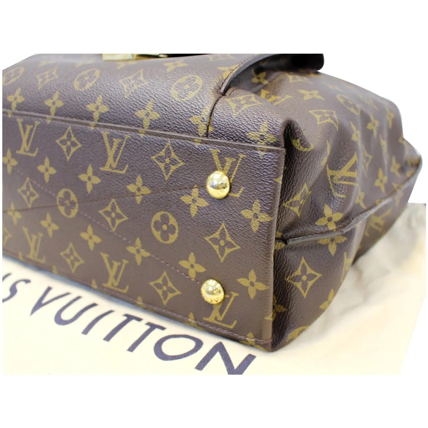LOUIS VUITTON Metis Hobo Monogram Canvas Shoulder Bag Brown