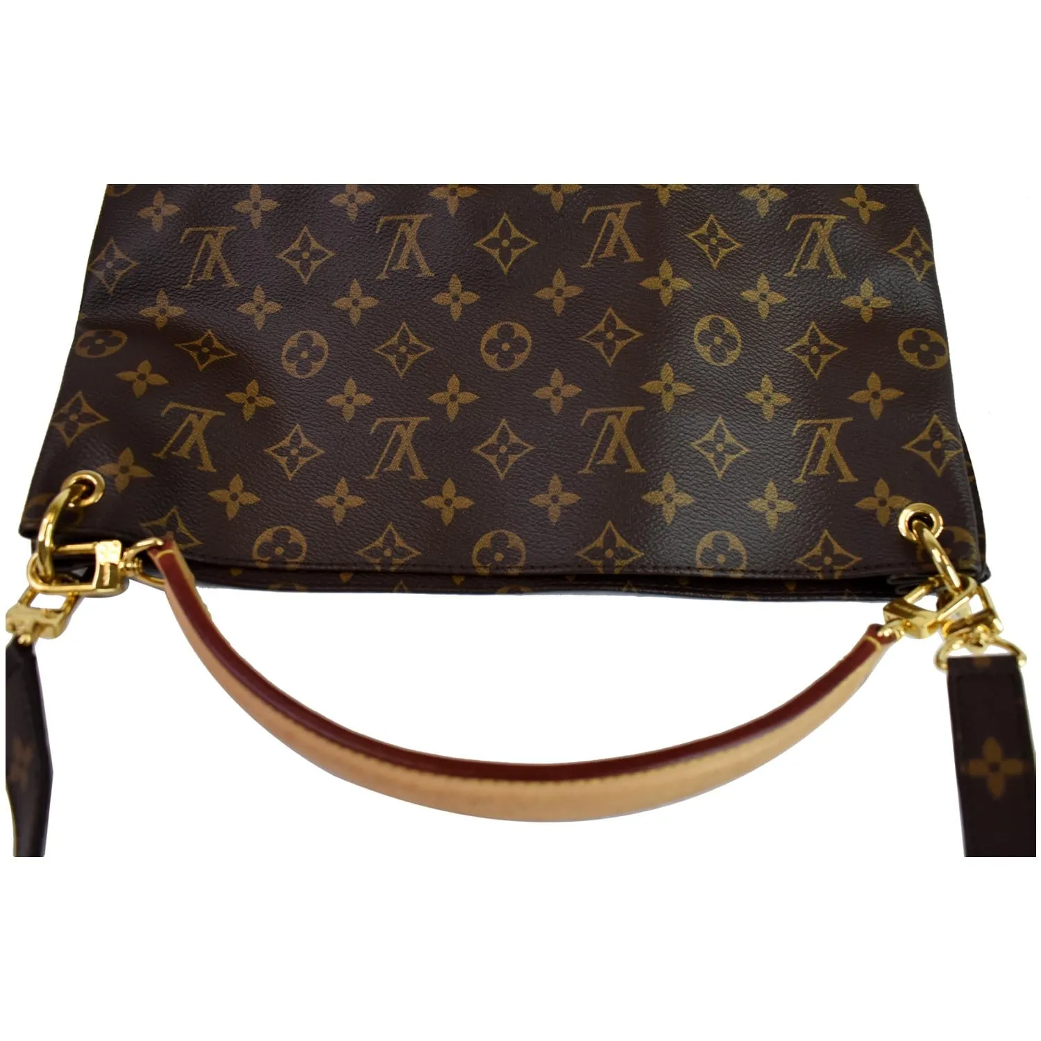 LOUIS VUITTON Metis Hobo Monogram Canvas Shoulder Bag Brown