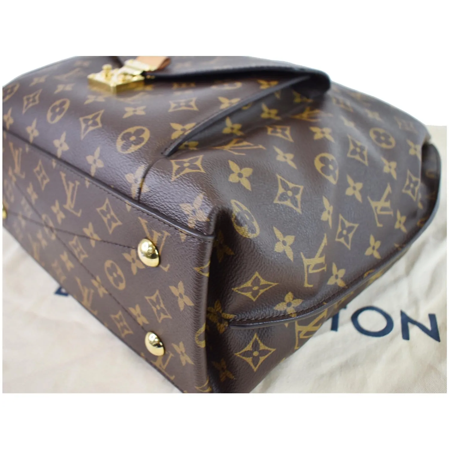 LOUIS VUITTON Metis Hobo Monogram Canvas Shoulder Bag Brown