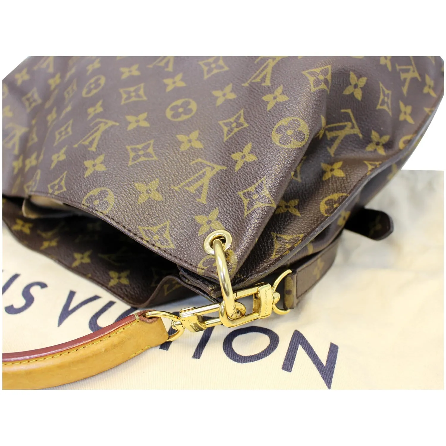 LOUIS VUITTON Metis Hobo Monogram Canvas Shoulder Bag Brown