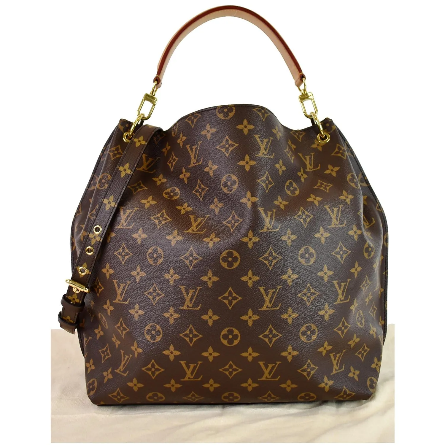 LOUIS VUITTON Metis Hobo Monogram Canvas Shoulder Bag Brown
