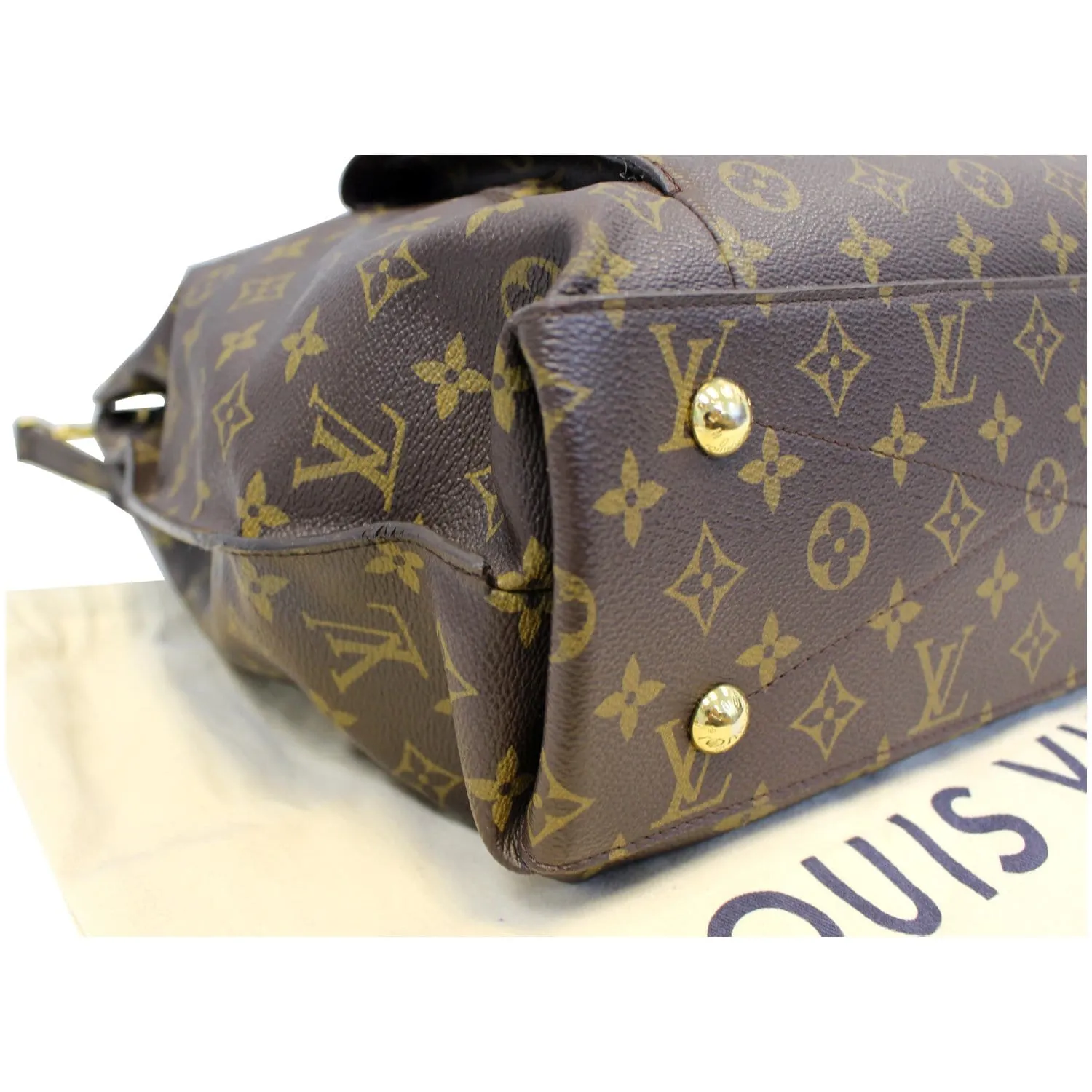 LOUIS VUITTON Metis Hobo Monogram Canvas Shoulder Bag Brown