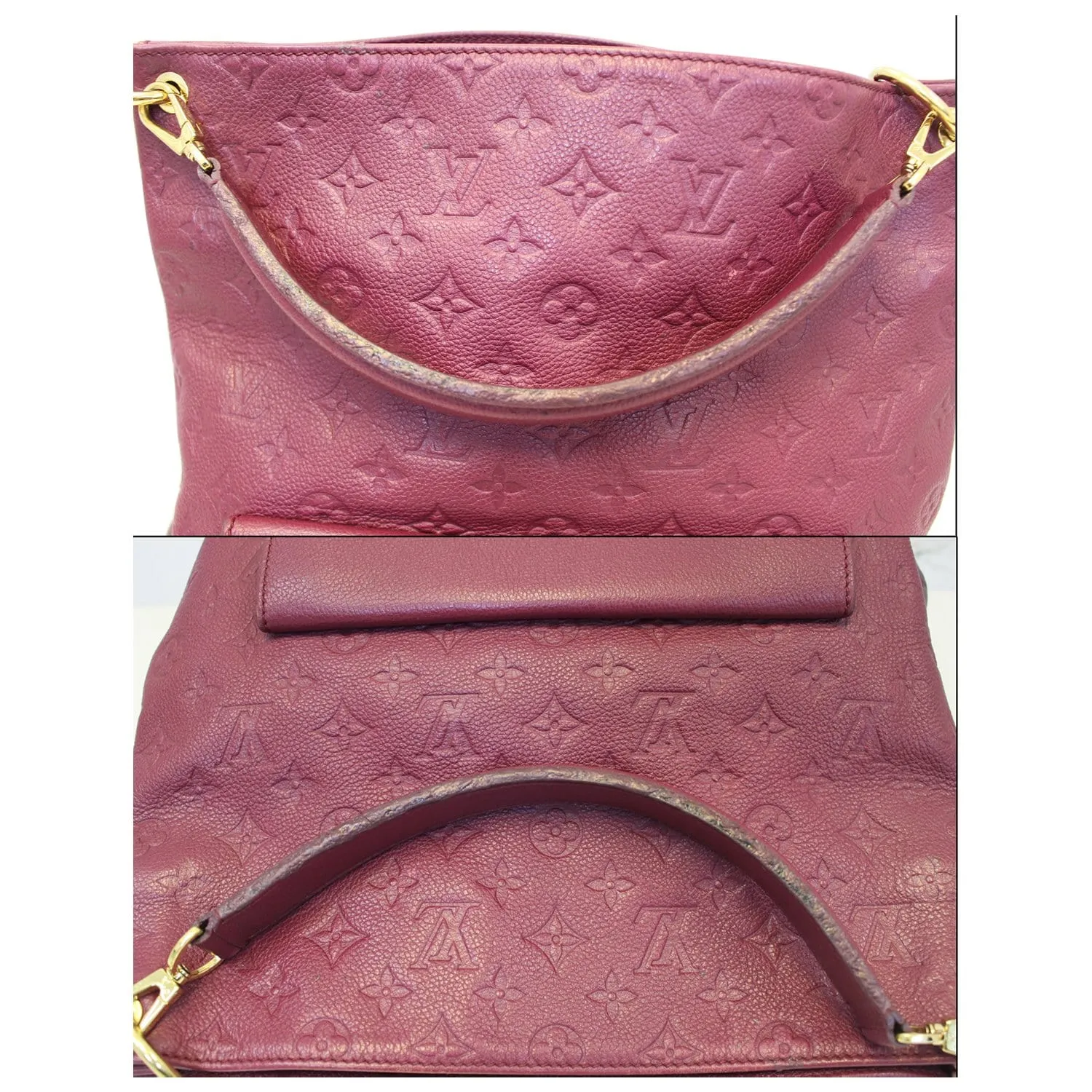 LOUIS VUITTON Metis Monogram Empreinte Hobo Bag Purple