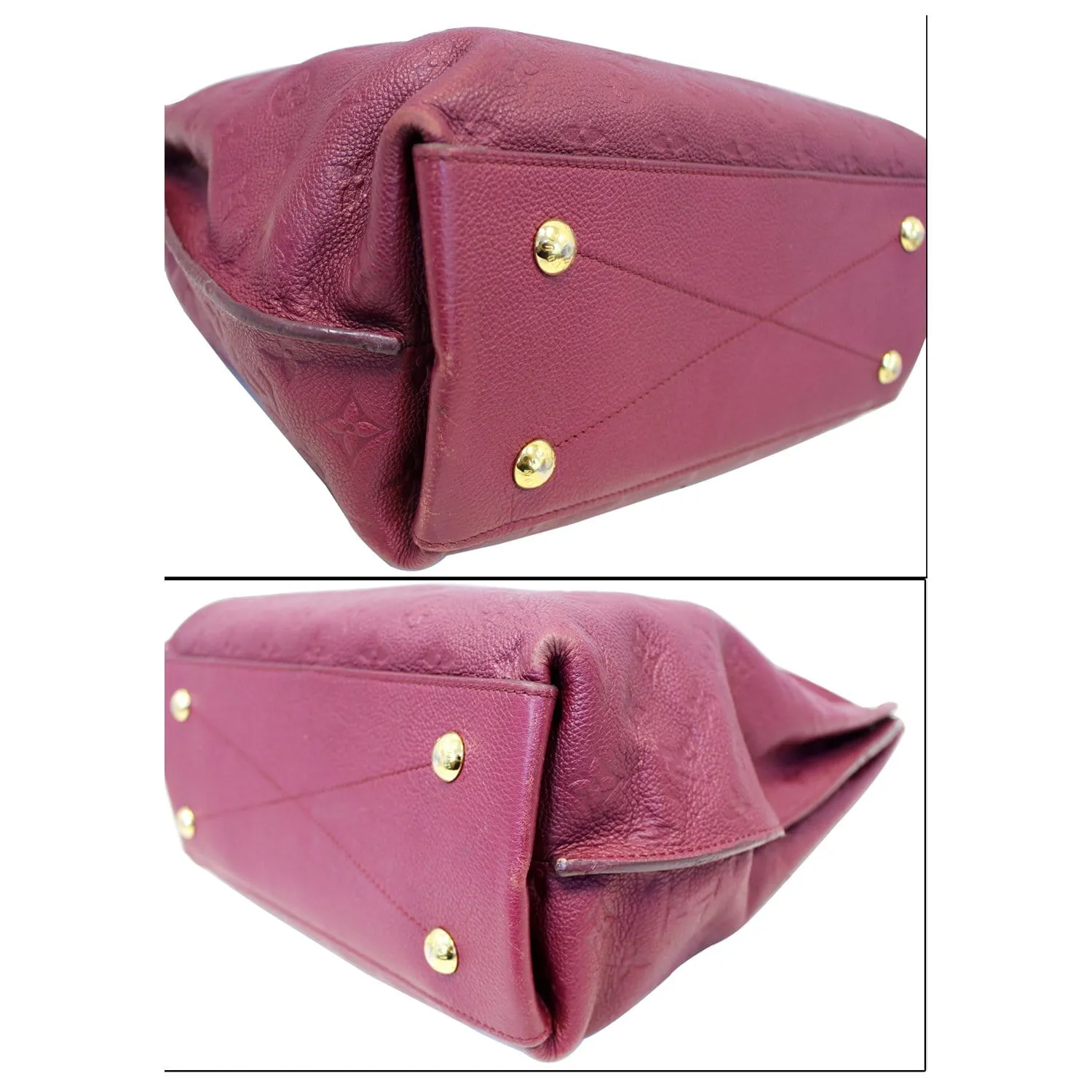 LOUIS VUITTON Metis Monogram Empreinte Hobo Bag Purple