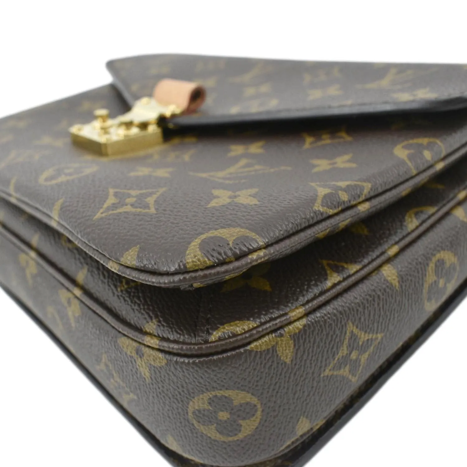 LOUIS VUITTON Metis Pochette Monogram Canvas Crossbody Bag Brown