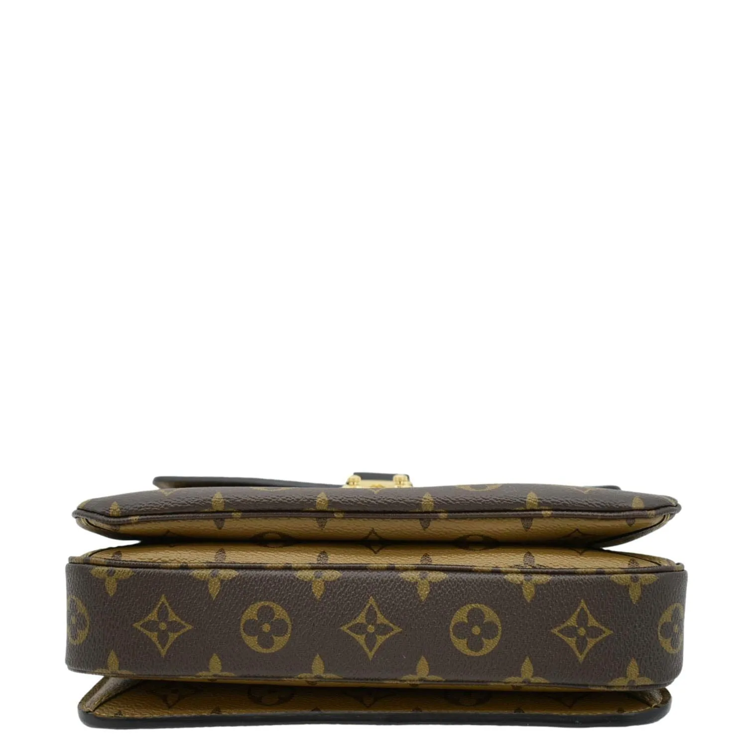 LOUIS VUITTON Metis Pochette Reverse Monogram Canvas Crossbody Bag Brown
