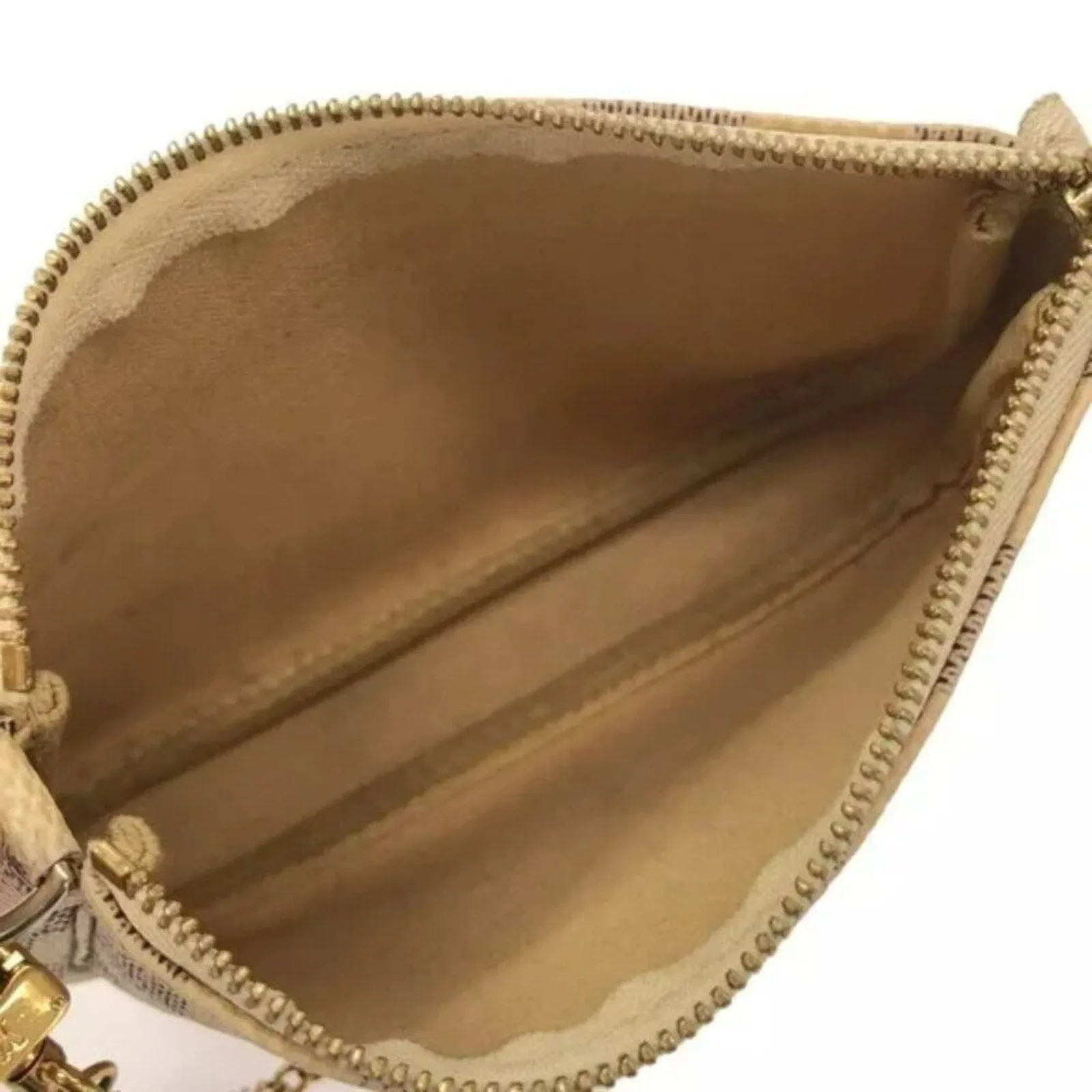 LOUIS VUITTON Mini Pochette Accessories Azur Damier Handbag