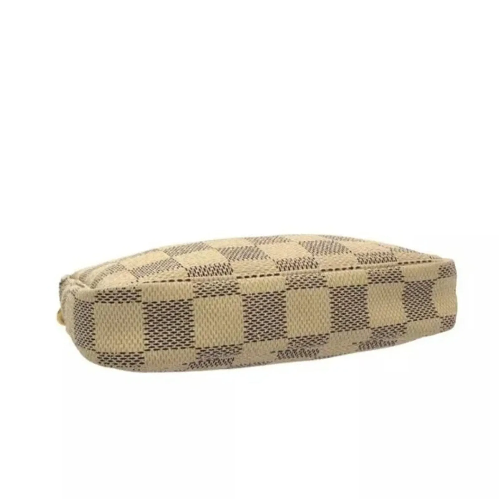 LOUIS VUITTON Mini Pochette Accessories Azur Damier Handbag