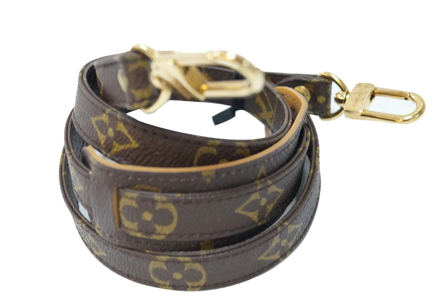 LOUIS VUITTON Monogram Brown Shoulder Strap For Metis and Similar