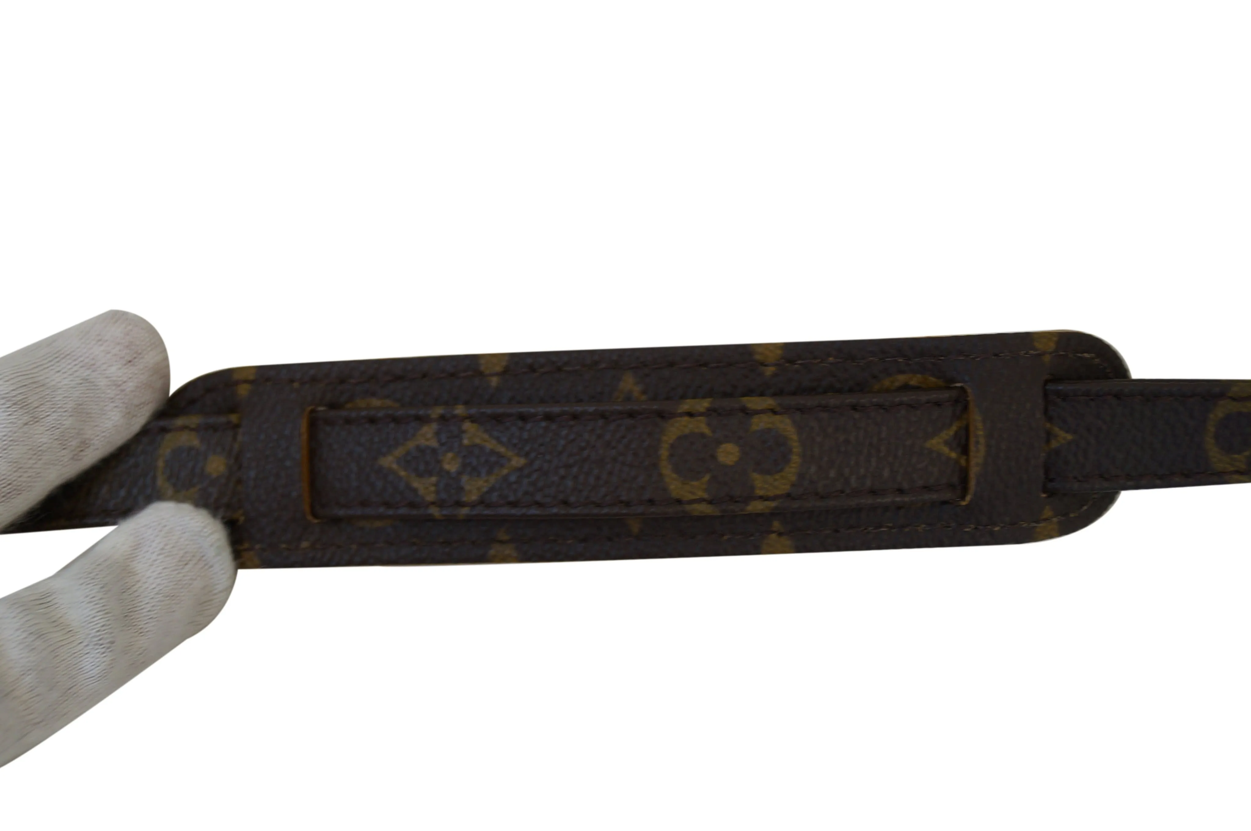 LOUIS VUITTON Monogram Brown Shoulder Strap For Metis and Similar