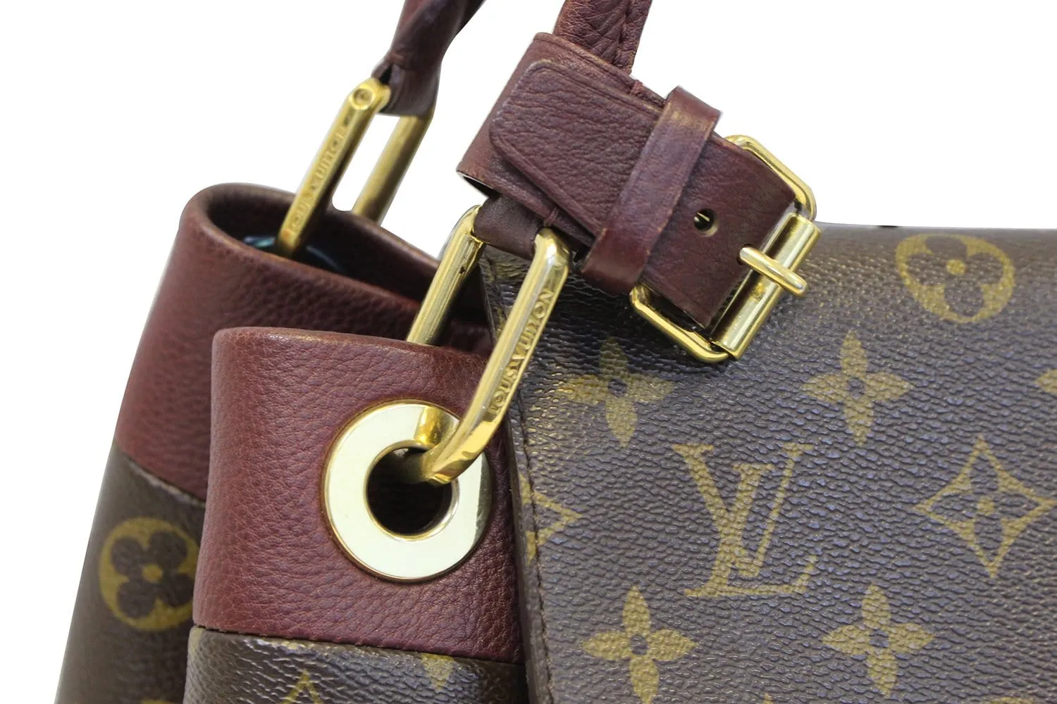 LOUIS VUITTON Monogram Canvas Aurore Olympe Satchel Bag