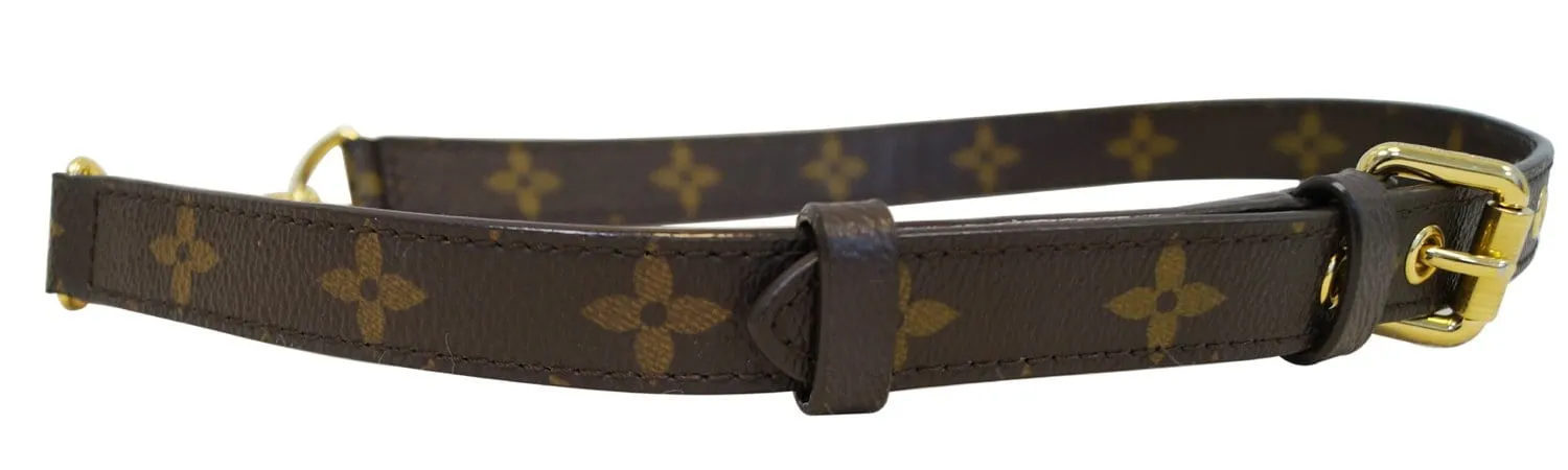 LOUIS VUITTON Monogram Canvas Brown Shoulder Strap
