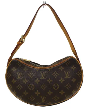LOUIS VUITTON Monogram Canvas Croissant MM Shoulder Bag