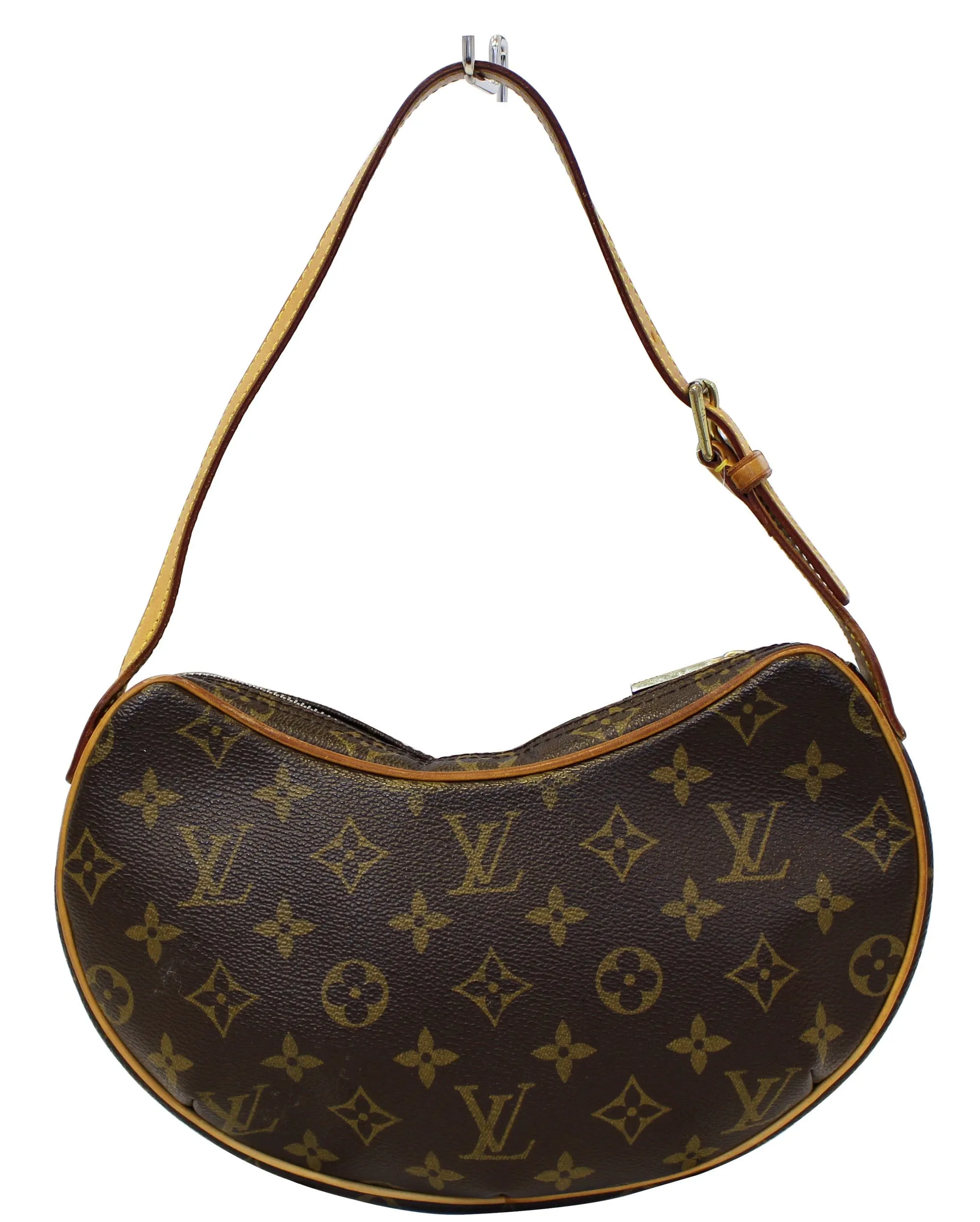LOUIS VUITTON Monogram Canvas Croissant MM Shoulder Bag