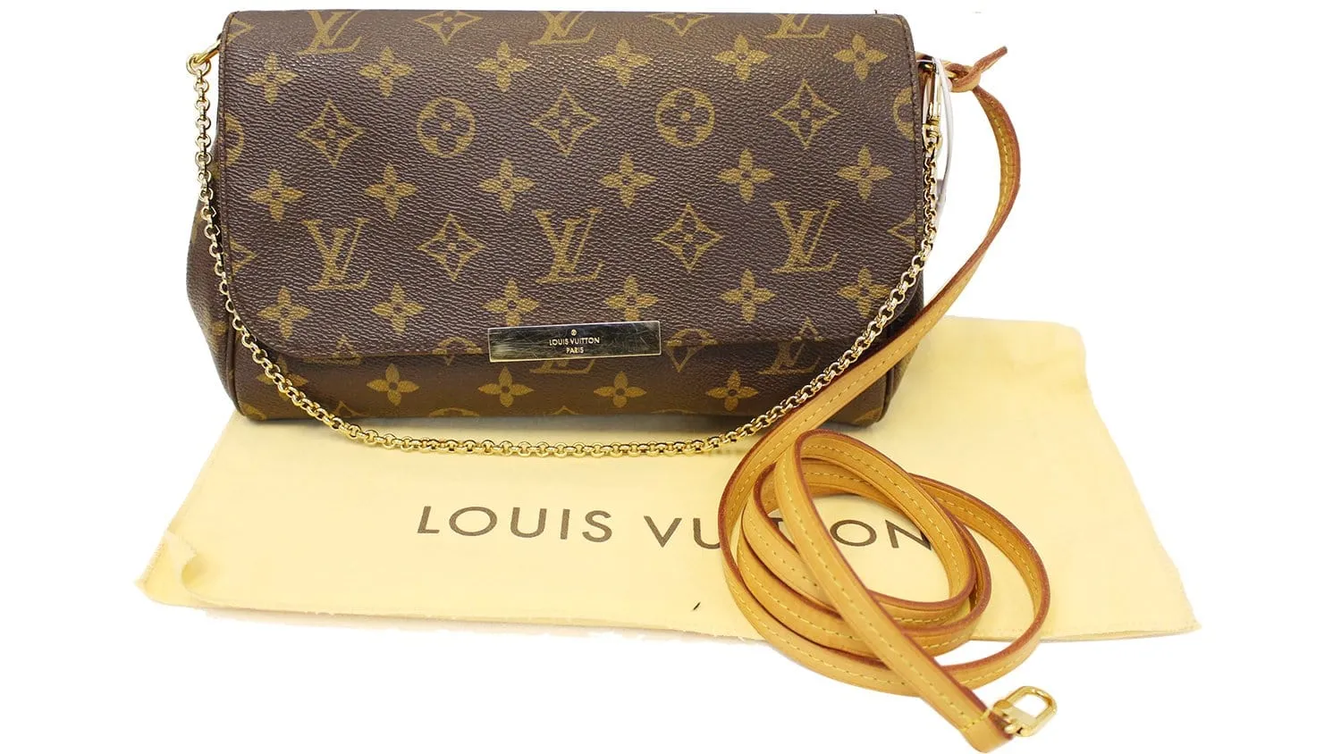 LOUIS VUITTON Monogram Canvas Favorite MM Crossbody Bag