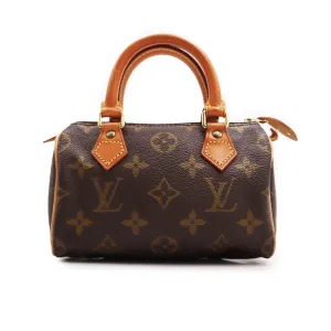 Louis Vuitton Monogram Canvas Mini Speedy Handbag TH0976