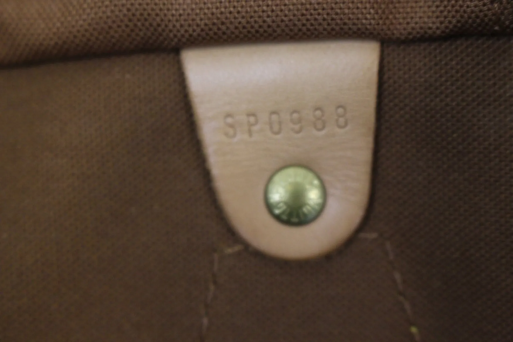 LOUIS VUITTON Monogram Canvas Speedy 35 Satchel Used Bag