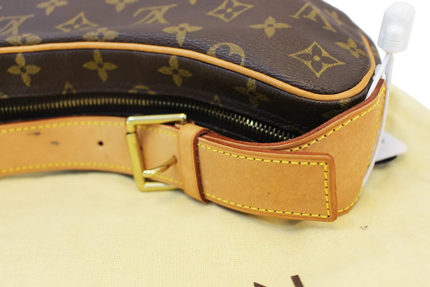 LOUIS VUITTON Monogram Pochette Croissant MM Shoulder Bag