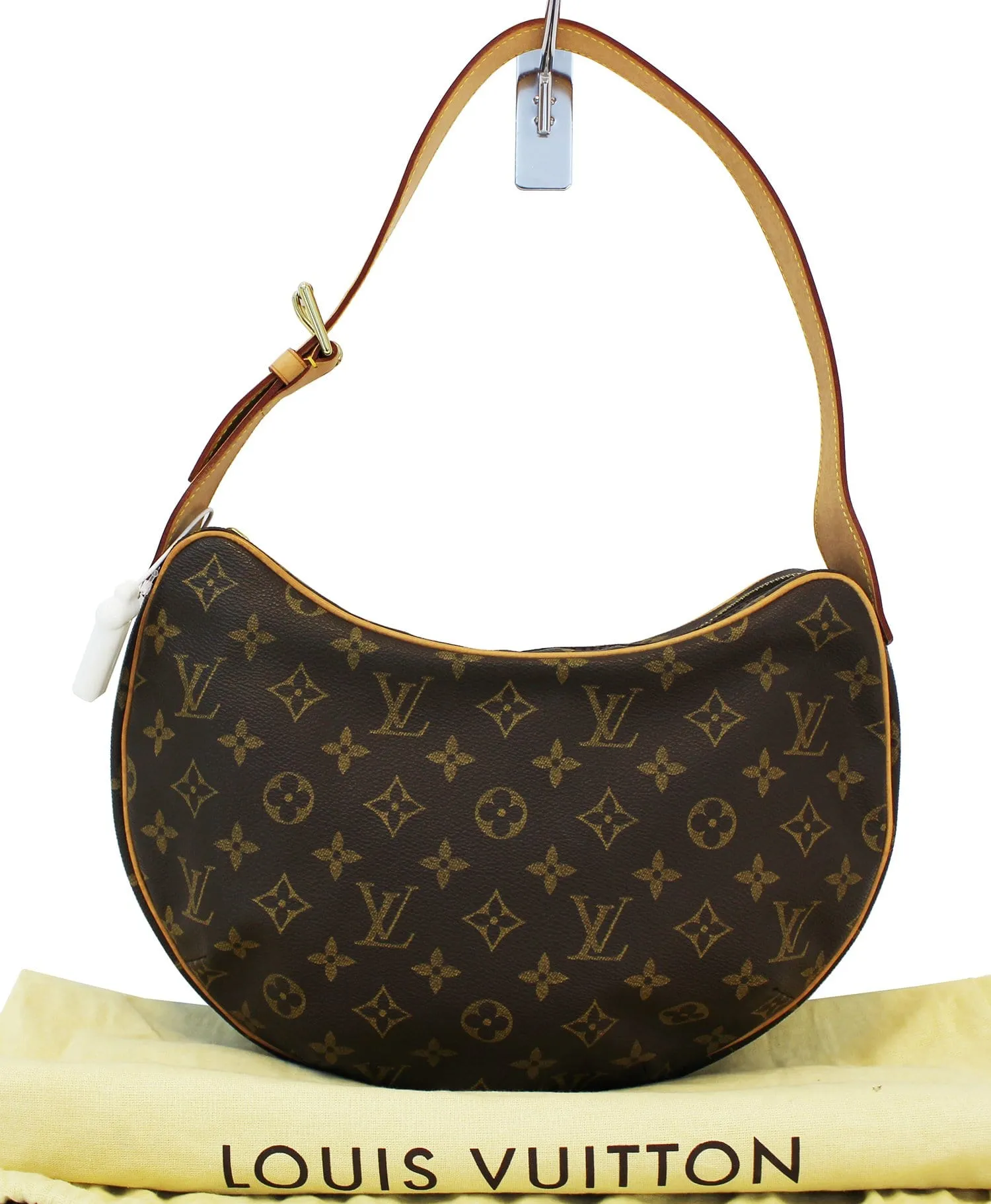 LOUIS VUITTON Monogram Pochette Croissant MM Shoulder Bag