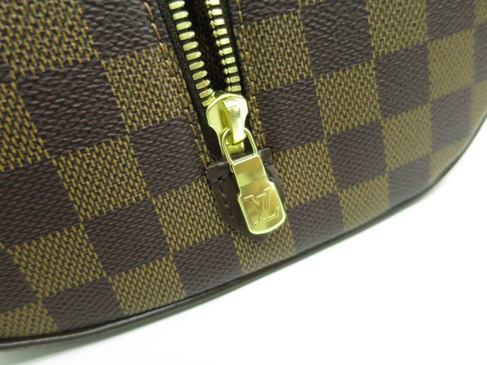 LOUIS VUITTON Monogram Rivela MM Hand bag Damier Ebene