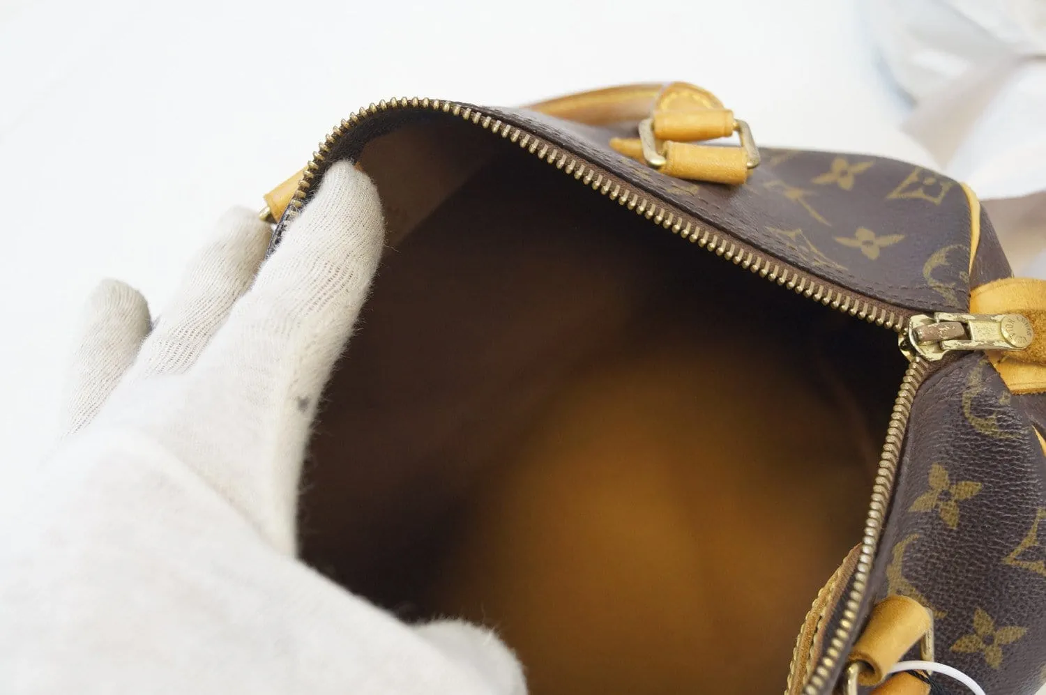 LOUIS VUITTON Monogram Speedy 25 Brown Hand Bag