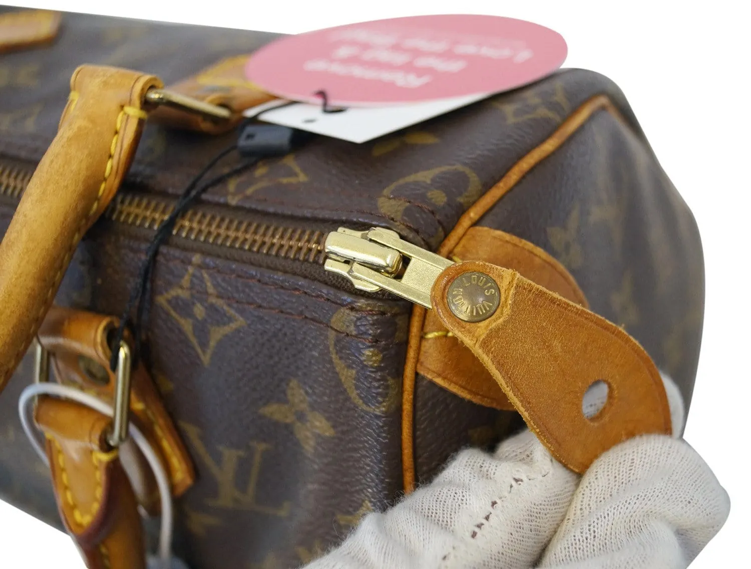 LOUIS VUITTON Monogram Speedy 25 Brown Hand Bag