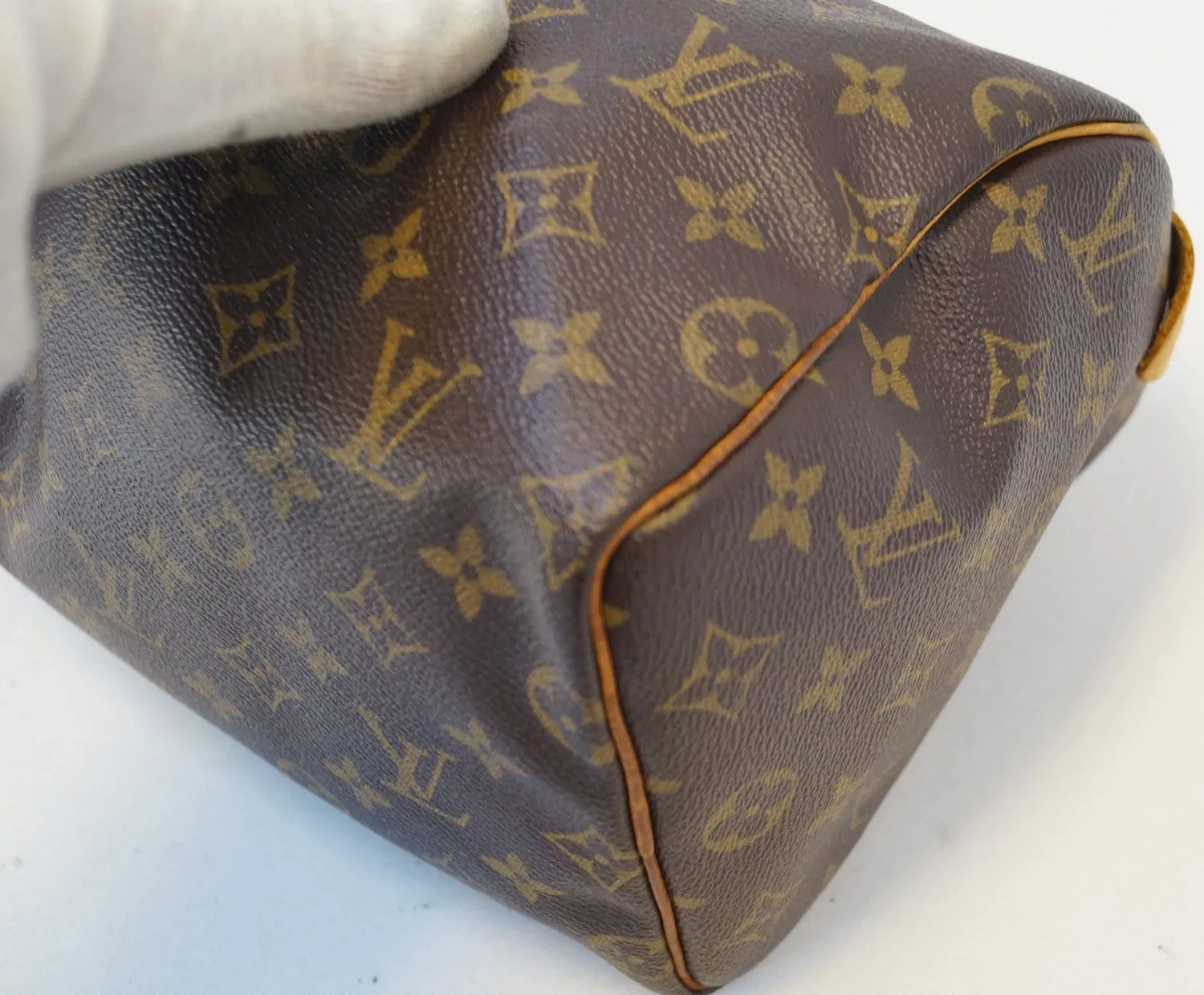 LOUIS VUITTON Monogram Speedy 25 Brown Hand Bag