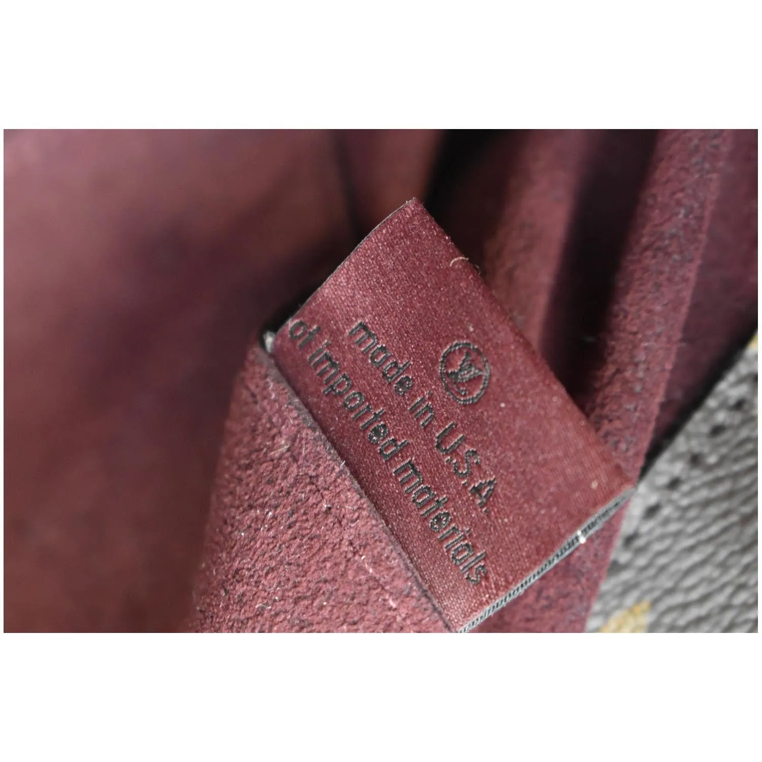 LOUIS VUITTON Montaigne GM Monogram Canvas Shoulder Bag Brown