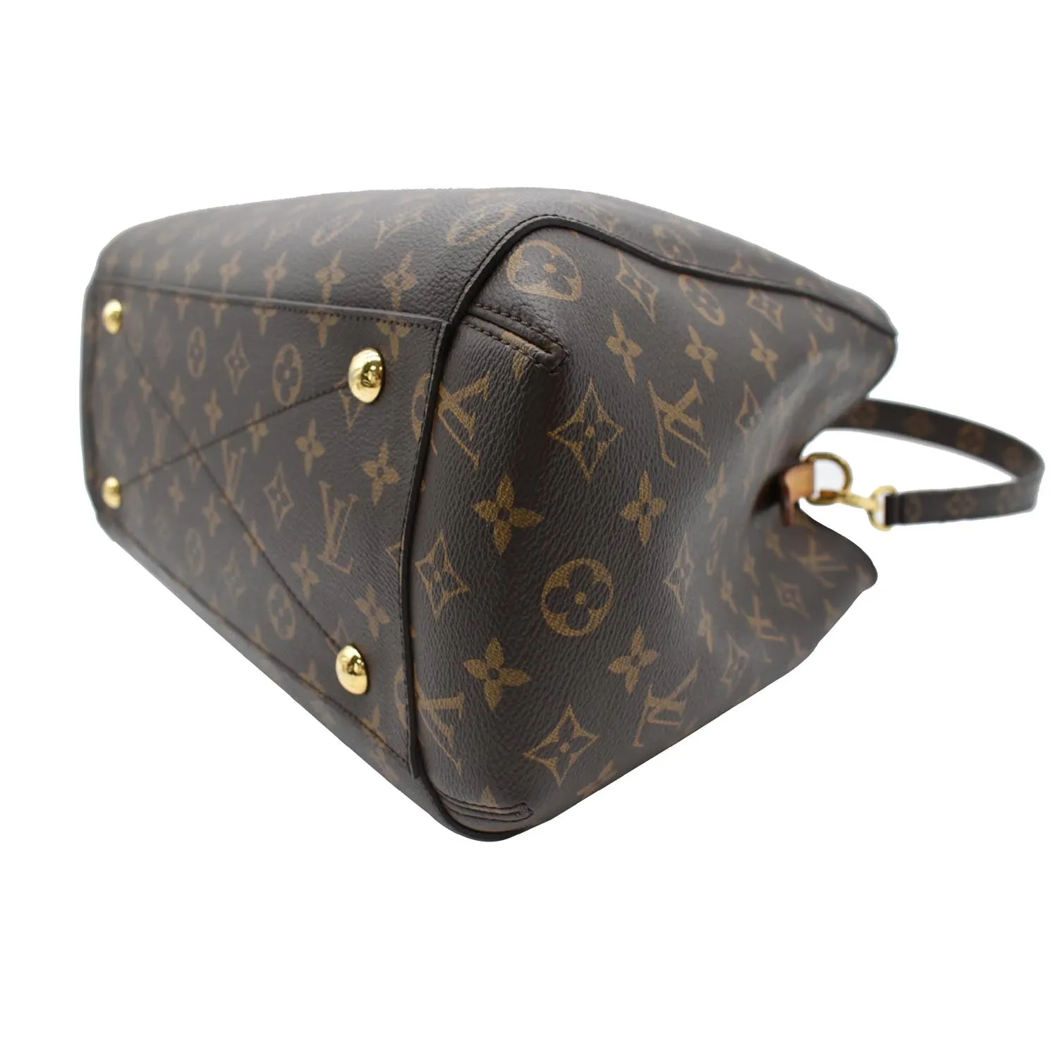 LOUIS VUITTON Montaigne GM Monogram Canvas Shoulder Bag Brown