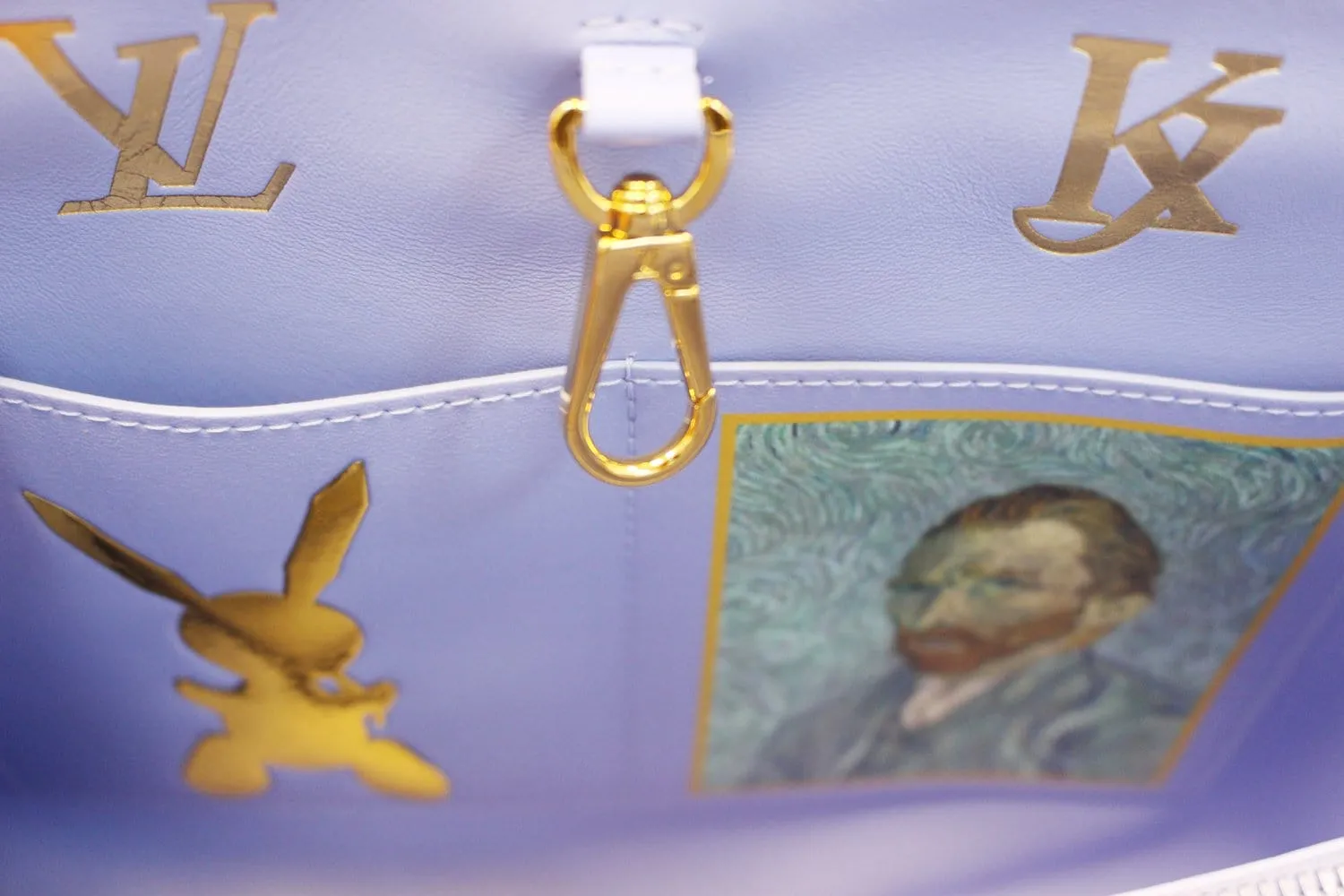 LOUIS VUITTON Montaigne MM Van Gogh Masters LV X Koon Shoulder Bag