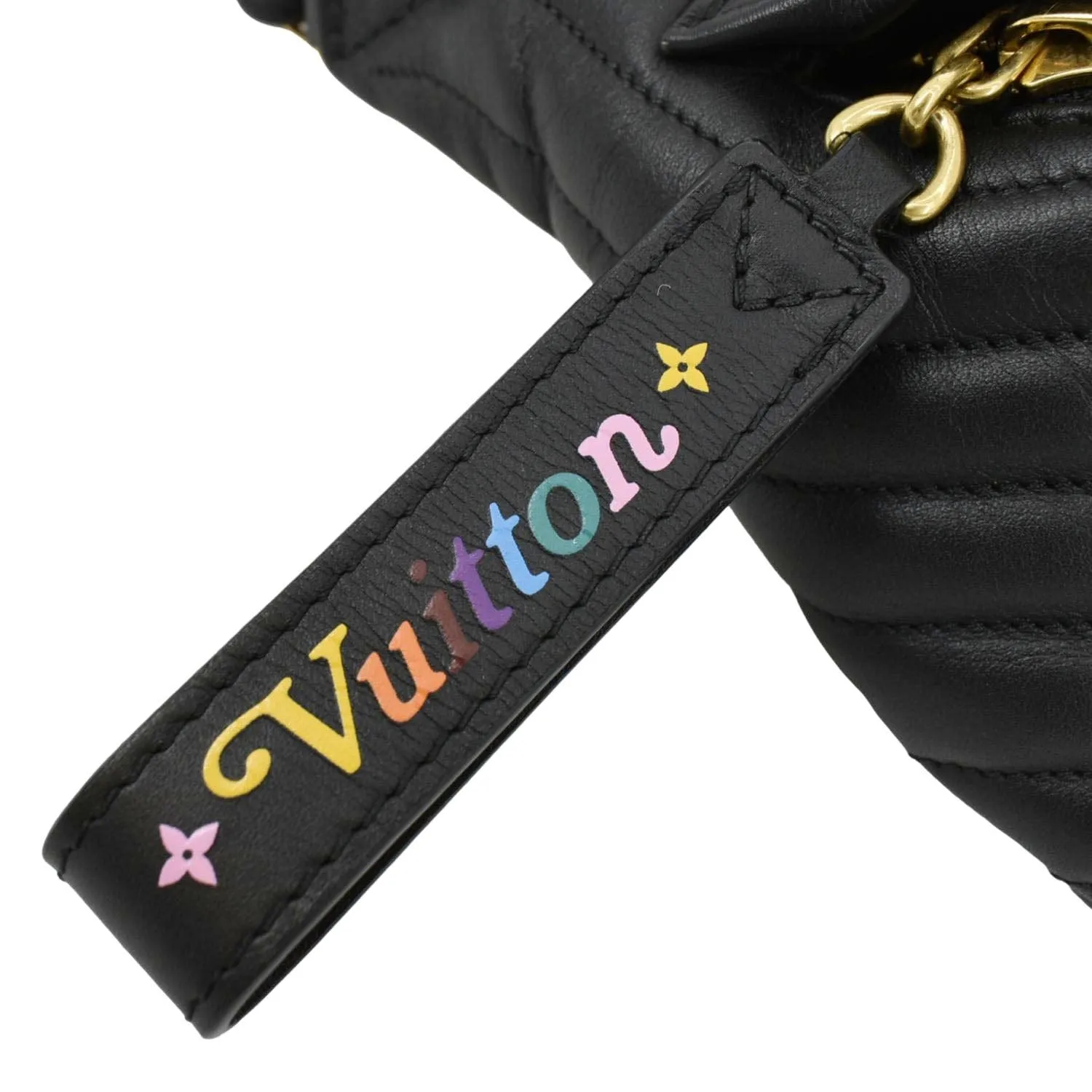 LOUIS VUITTON New Wave Quilted Leather Bumbag Black