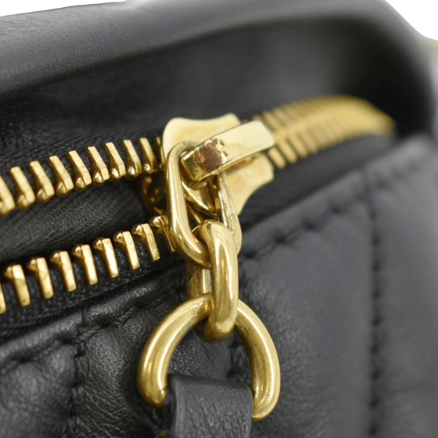 LOUIS VUITTON New Wave Quilted Leather Bumbag Black