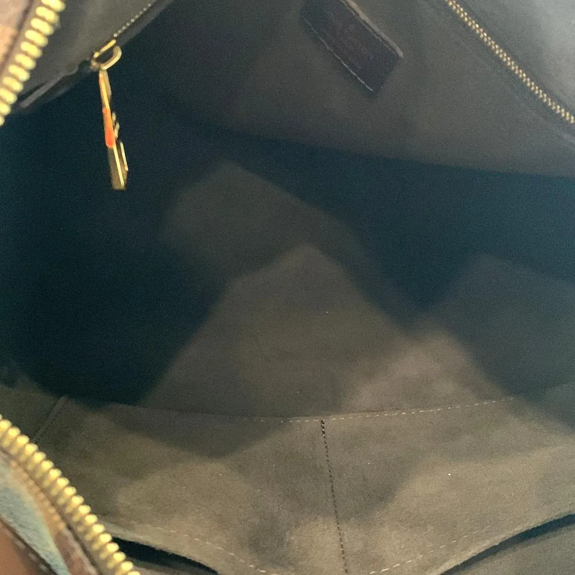 LOUIS VUITTON Portobello PM Damier Ebene Shoulder Bag Brown