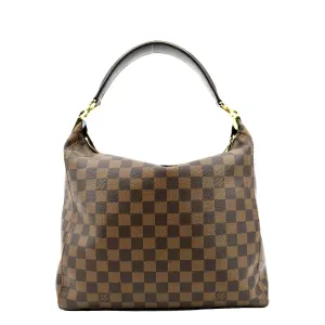 LOUIS VUITTON Portobello PM Damier Ebene Shoulder Bag Brown